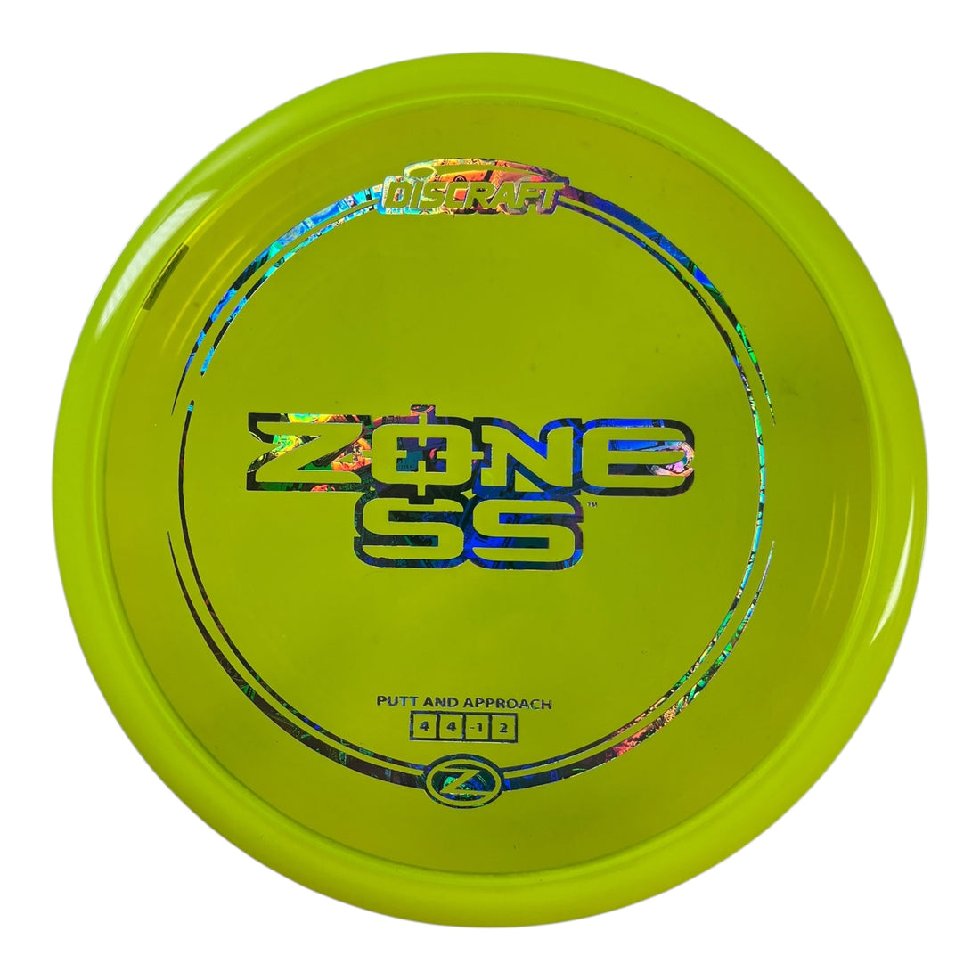 Discraft Zone SS | Z Line | Yellow/Money 173g Disc Golf