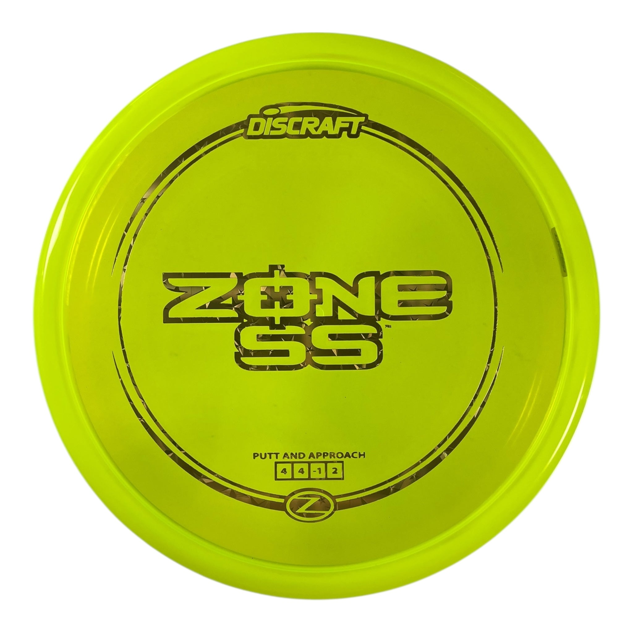 Discraft Zone SS | Z Line | Yellow/Stars 174g Disc Golf