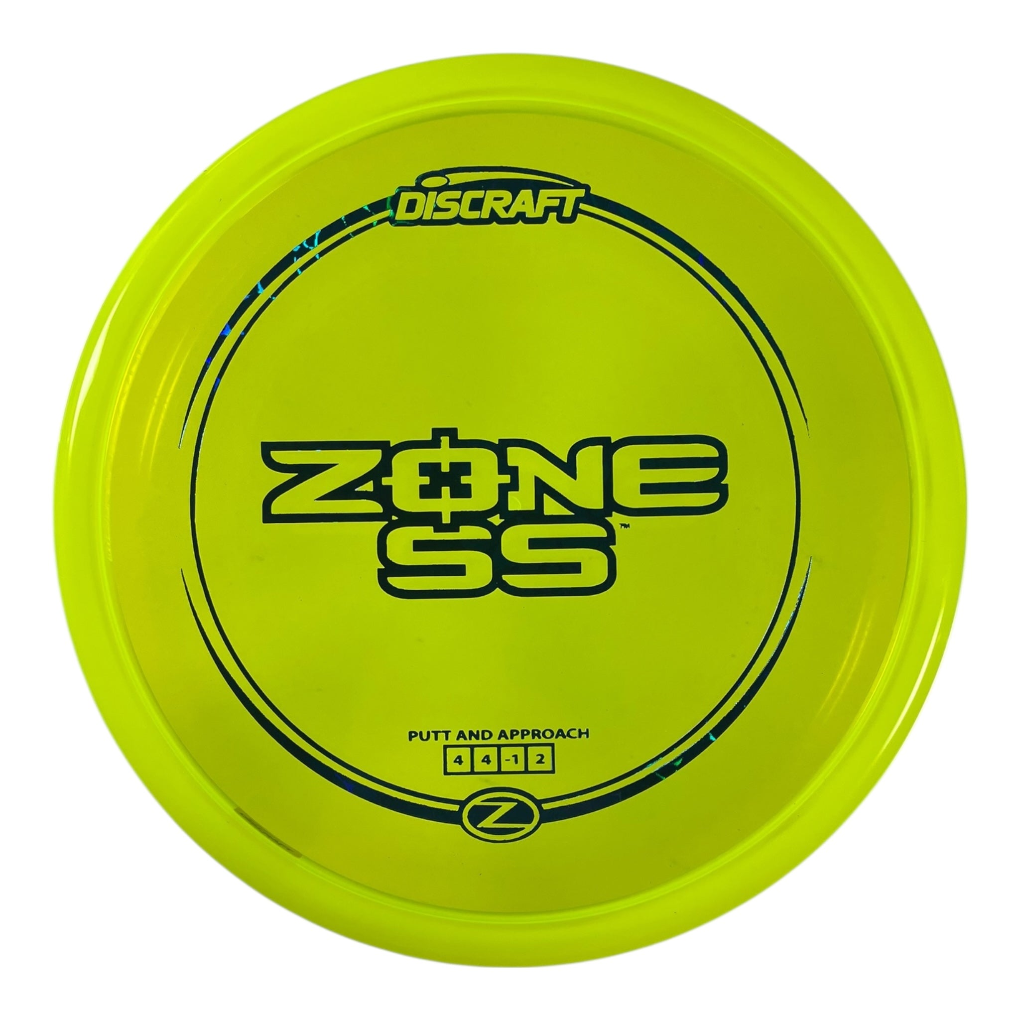 Discraft Zone SS | Z Line | Yellow/Waves 173g Disc Golf