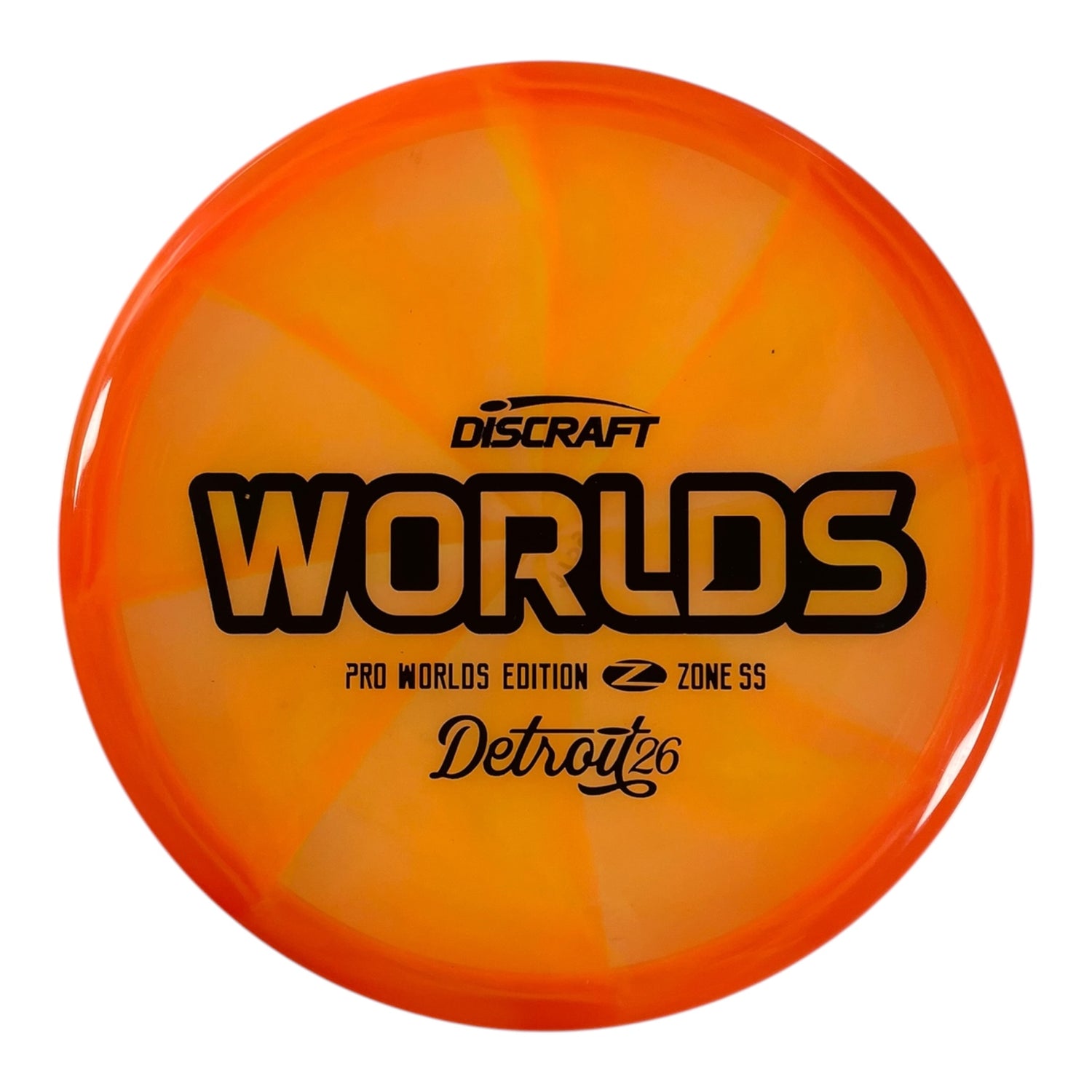 Discraft Zone SS | Z Swirl | Orange/Black 175g (Worlds 2026) Disc Golf