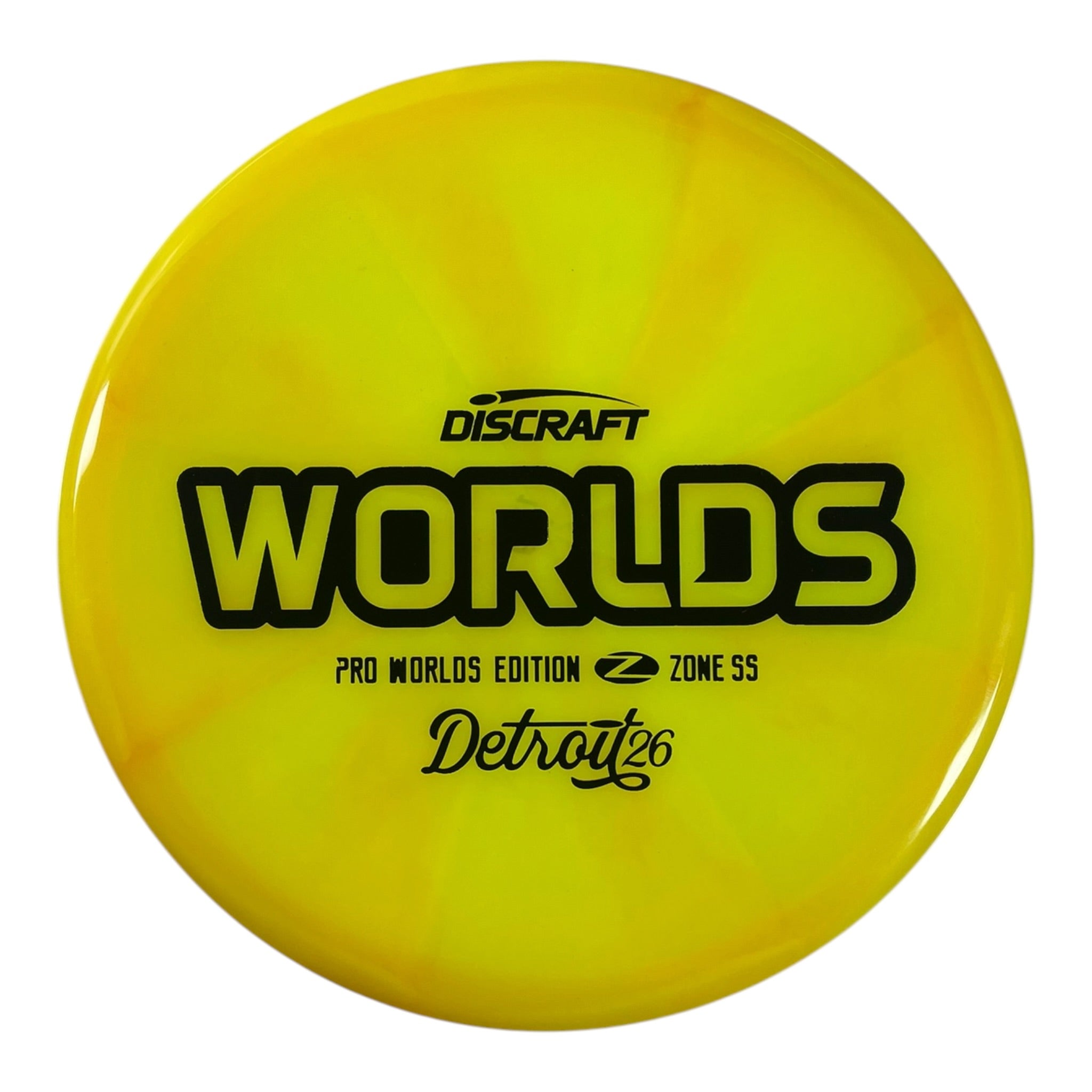 Discraft Zone SS | Z Swirl | Yellow/Black 171g (Worlds 2026) Disc Golf