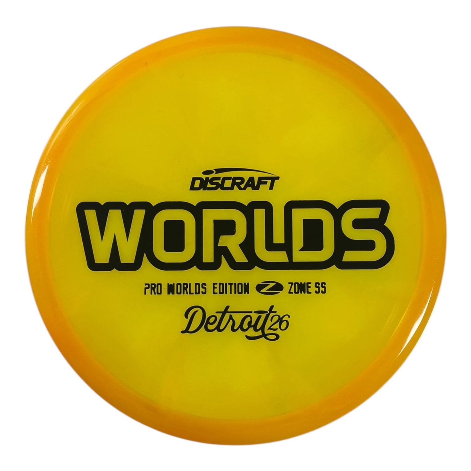 Discraft Zone SS | Z Swirl | Yellow/Black 176g (Worlds 2026) Disc Golf