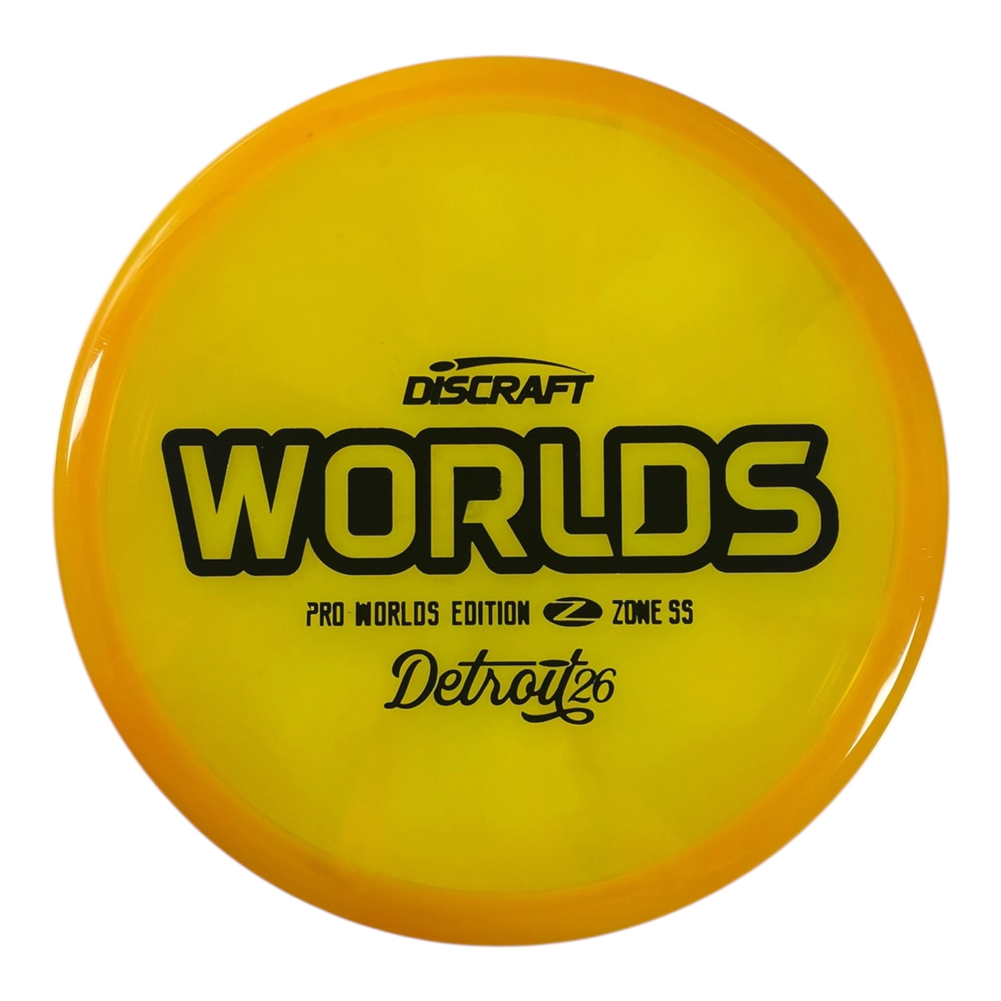 Discraft Zone SS | Z Swirl | Yellow/Black 176g (Worlds 2026) Disc Golf