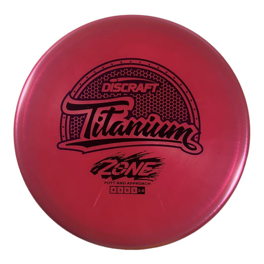 Discraft Zone | Titanium | Pink/Black 172g Disc Golf