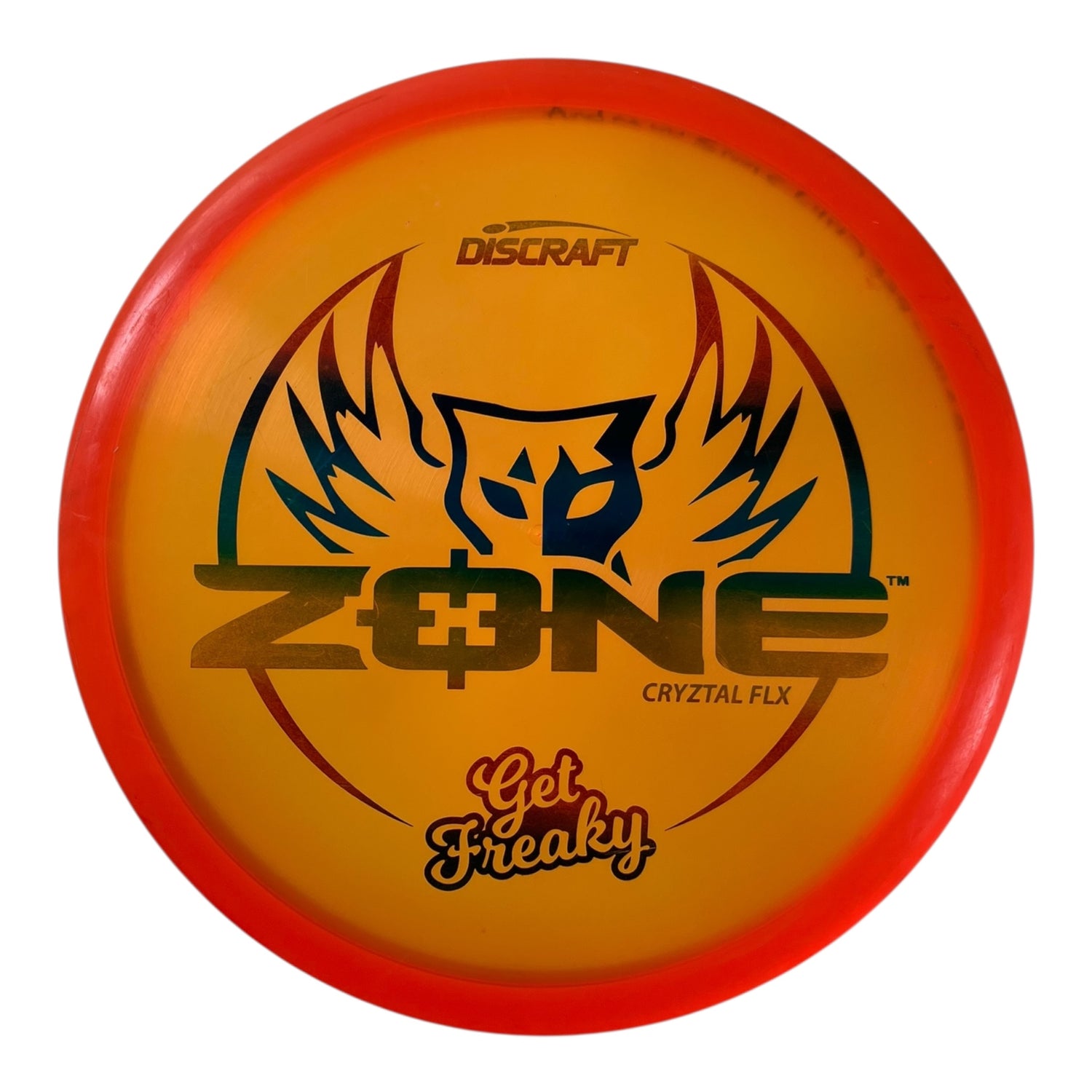 Discraft Zone - Used Good | Cryztal FLX | Orange/Rainbow 174g (Brodie Smith) Disc Golf