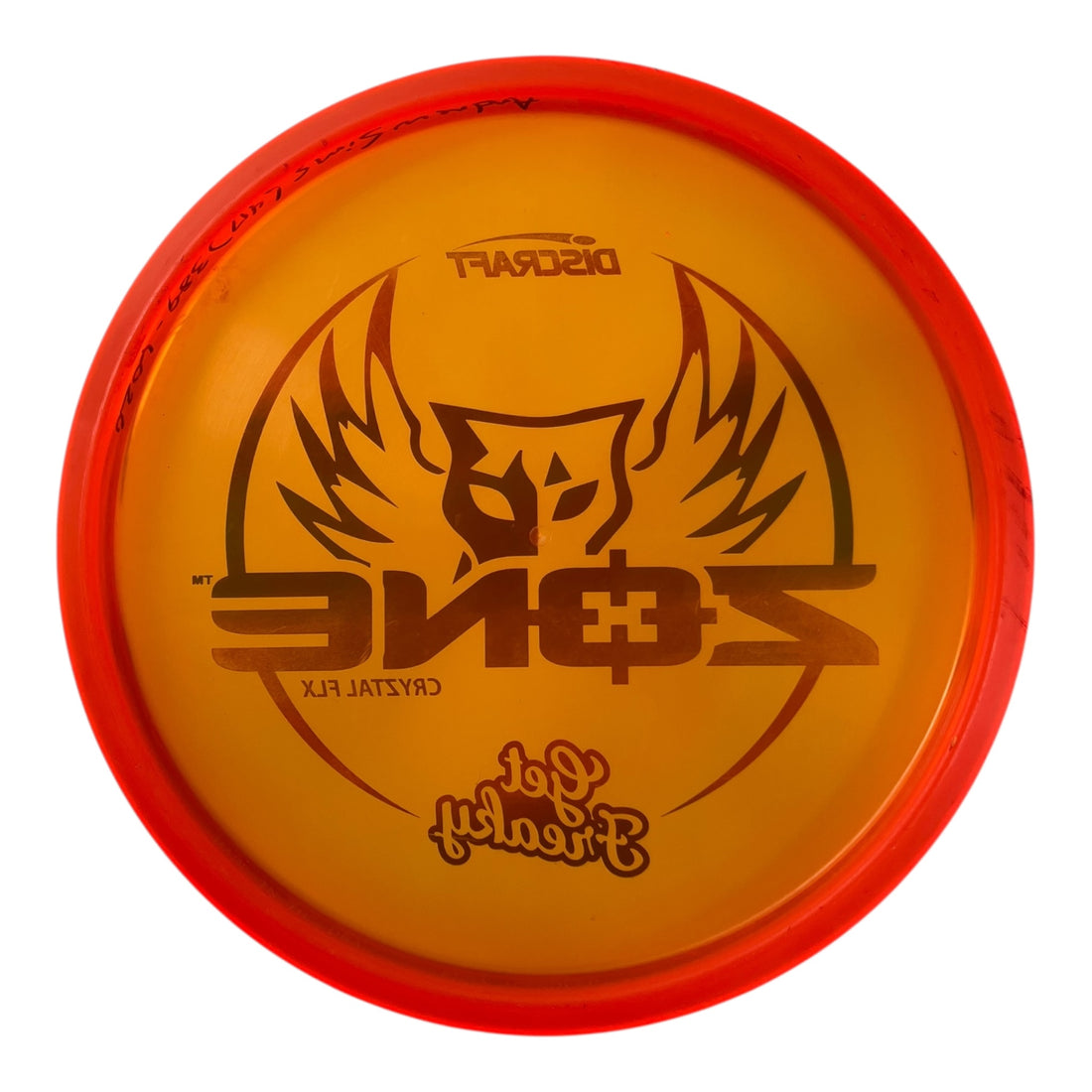 Discraft Zone - Used Good | Cryztal FLX | Orange/Rainbow 174g (Brodie Smith) Disc Golf