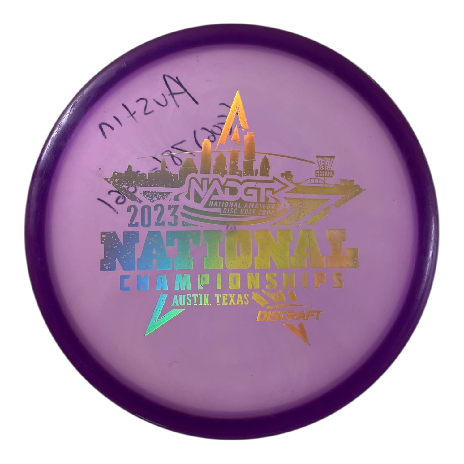 Discraft Zone - Used Good | Z Line | Purple/Gold 175g (Am Nationals) Disc Golf