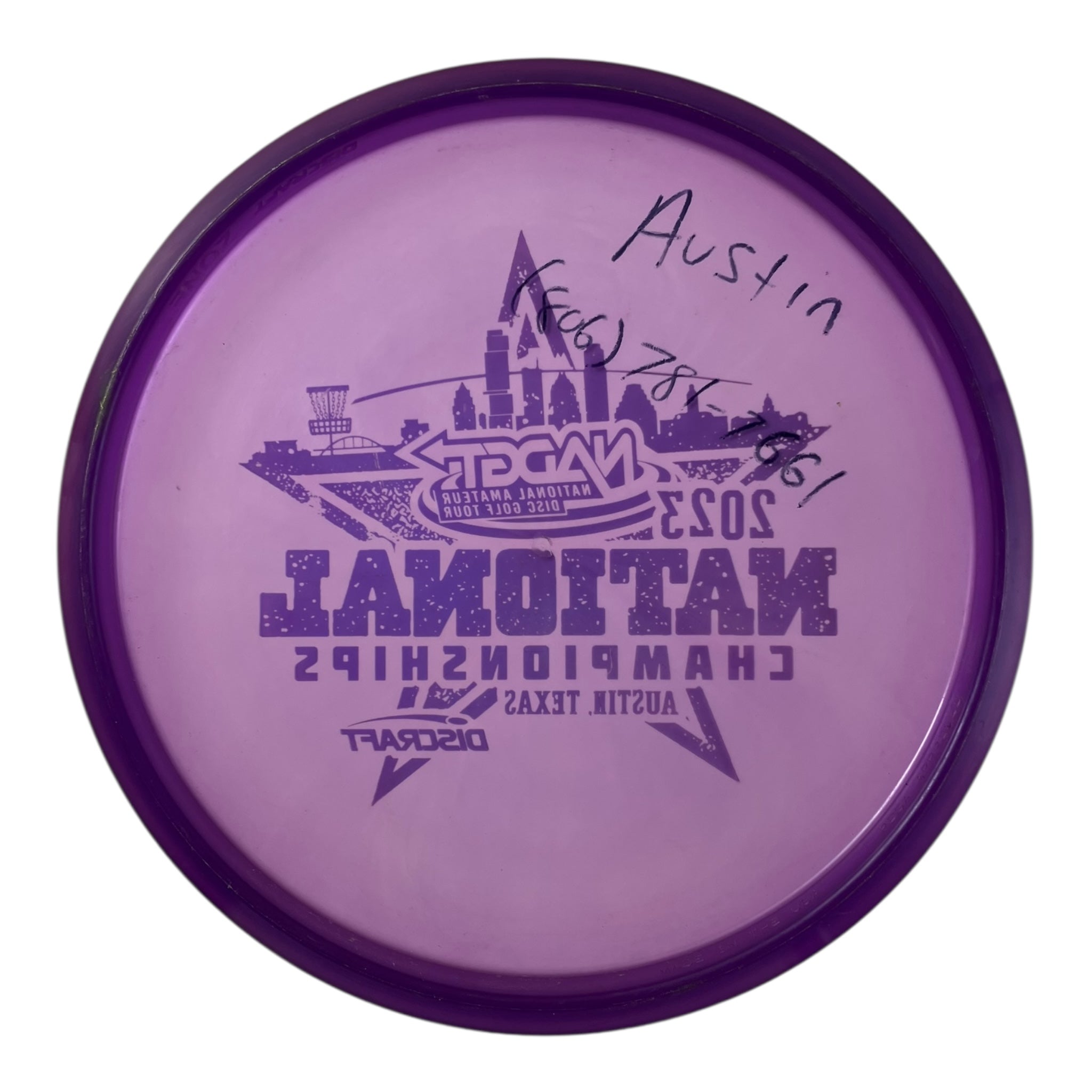 Discraft Zone - Used Good | Z Line | Purple/Gold 175g (Am Nationals) Disc Golf