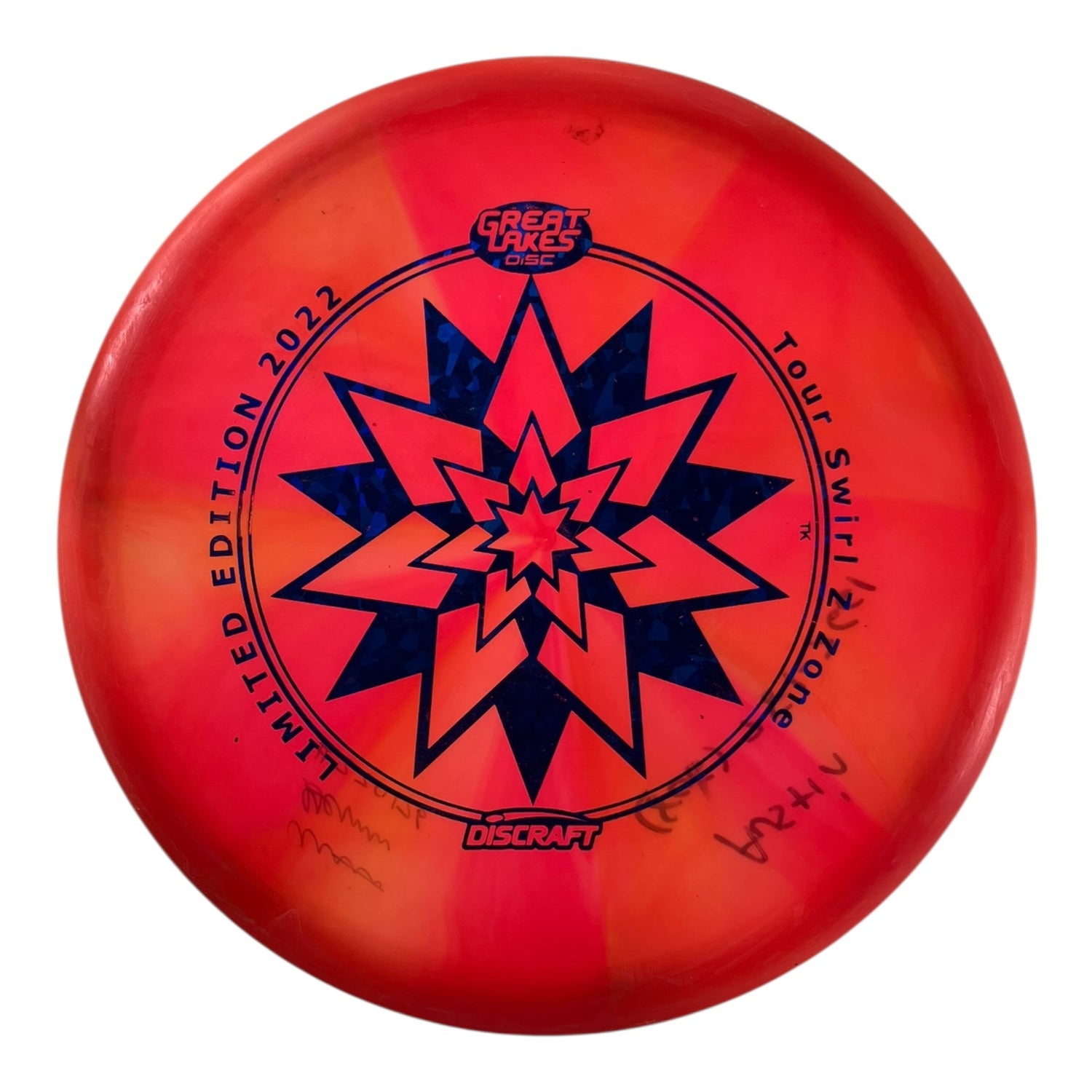 Discraft Zone - Used Good | Z Swirl | Orange/Blue 175g (Great Lakes 2022) Disc Golf