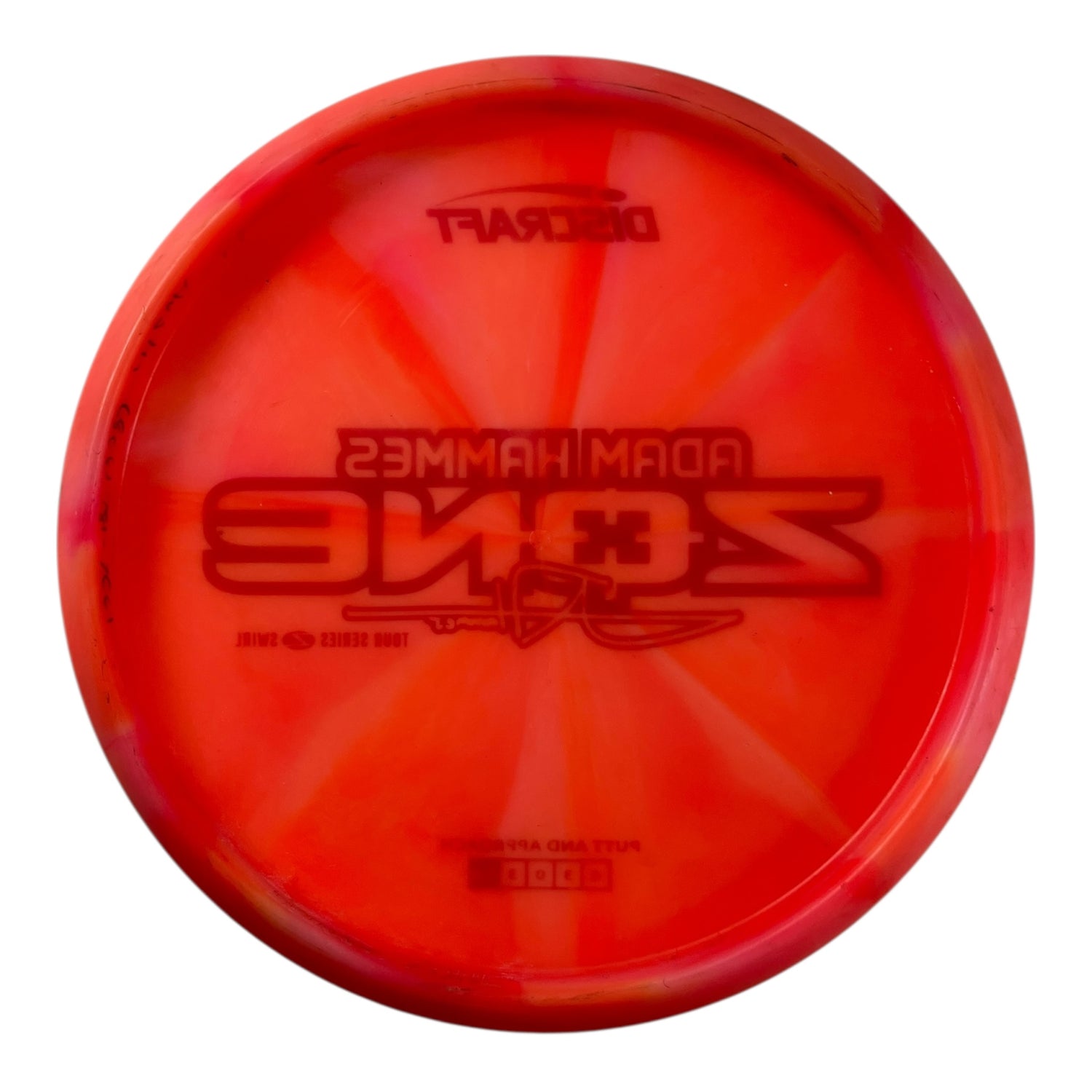 Discraft Zone - Used Good | Z Swirl | Orange/Red 174g (Adam Hammes) Disc Golf