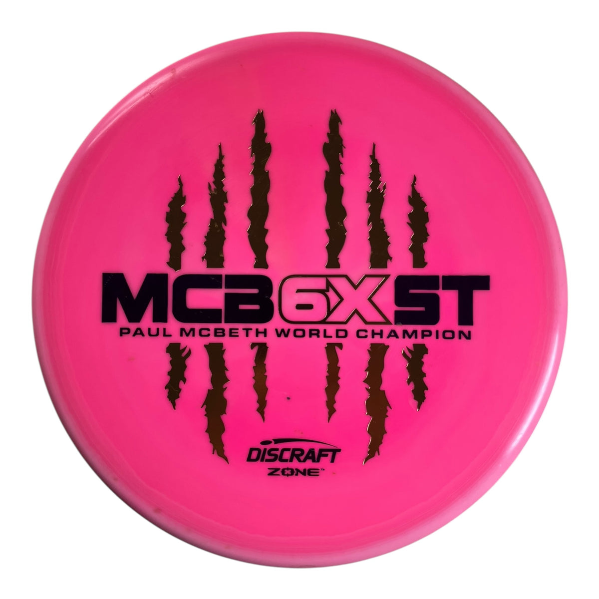 Discraft Zone - Used Like New | ESP | Pink/Gold 174g (6x Claw) Disc Golf