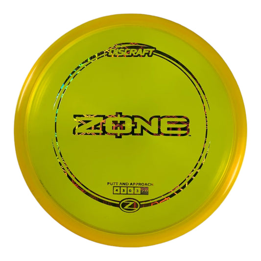 Discraft Zone | Z Line | Yellow/Holo 173g Disc Golf