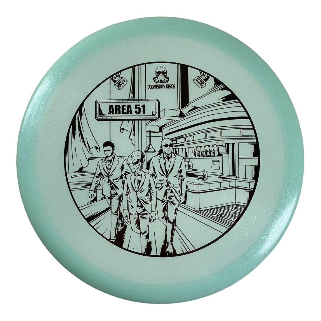 Doomsday Discs Area 51 | Clandestine | Blue/Black 173 - 174g Disc Golf