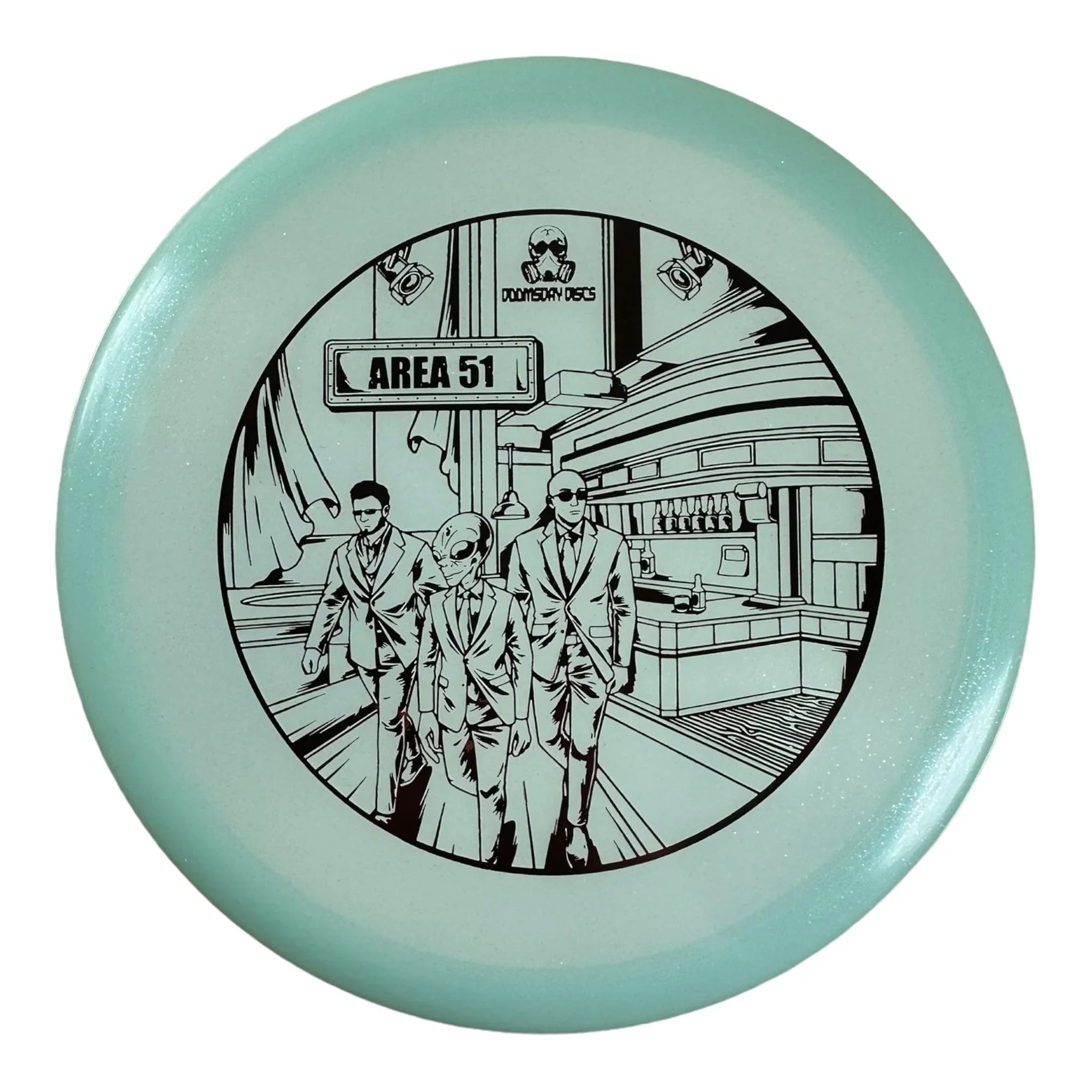 Doomsday Discs Area 51 | Clandestine | Blue/Black 173 - 174g Disc Golf