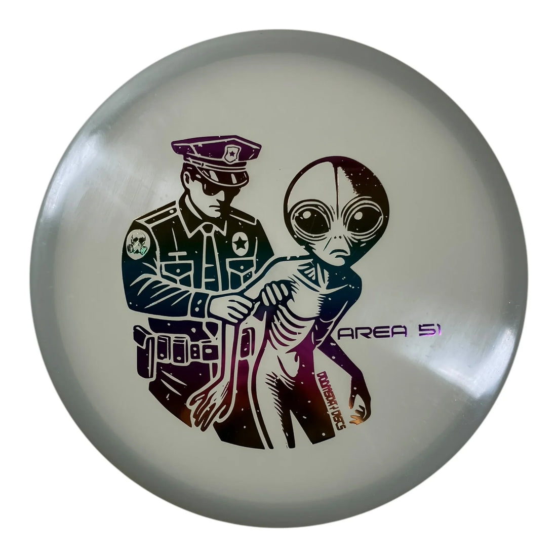 Doomsday Discs Area 51 | Isolation Glow | Glow/Rainbow 173g Disc Golf