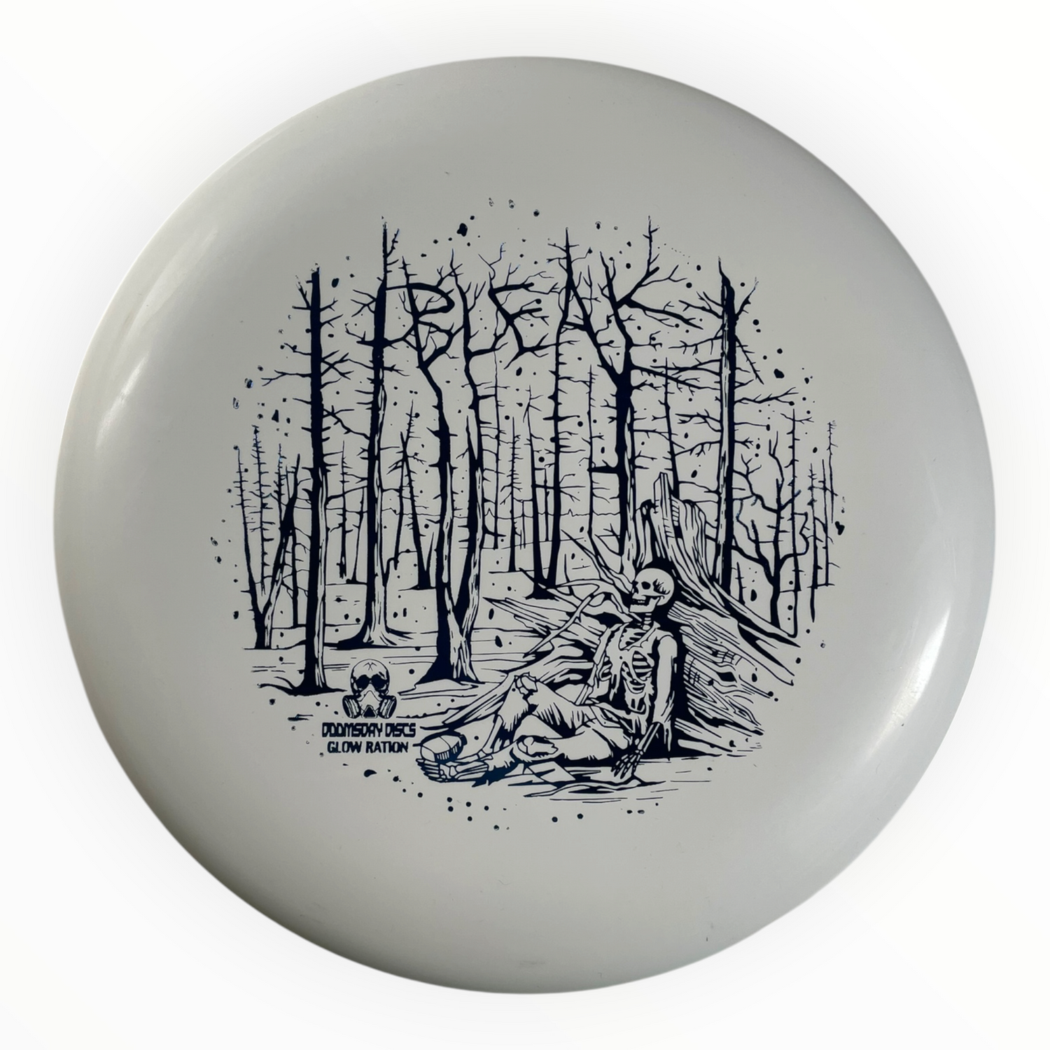Doomsday Discs Bleak | Ration Glow | White/Blue 174g Disc Golf