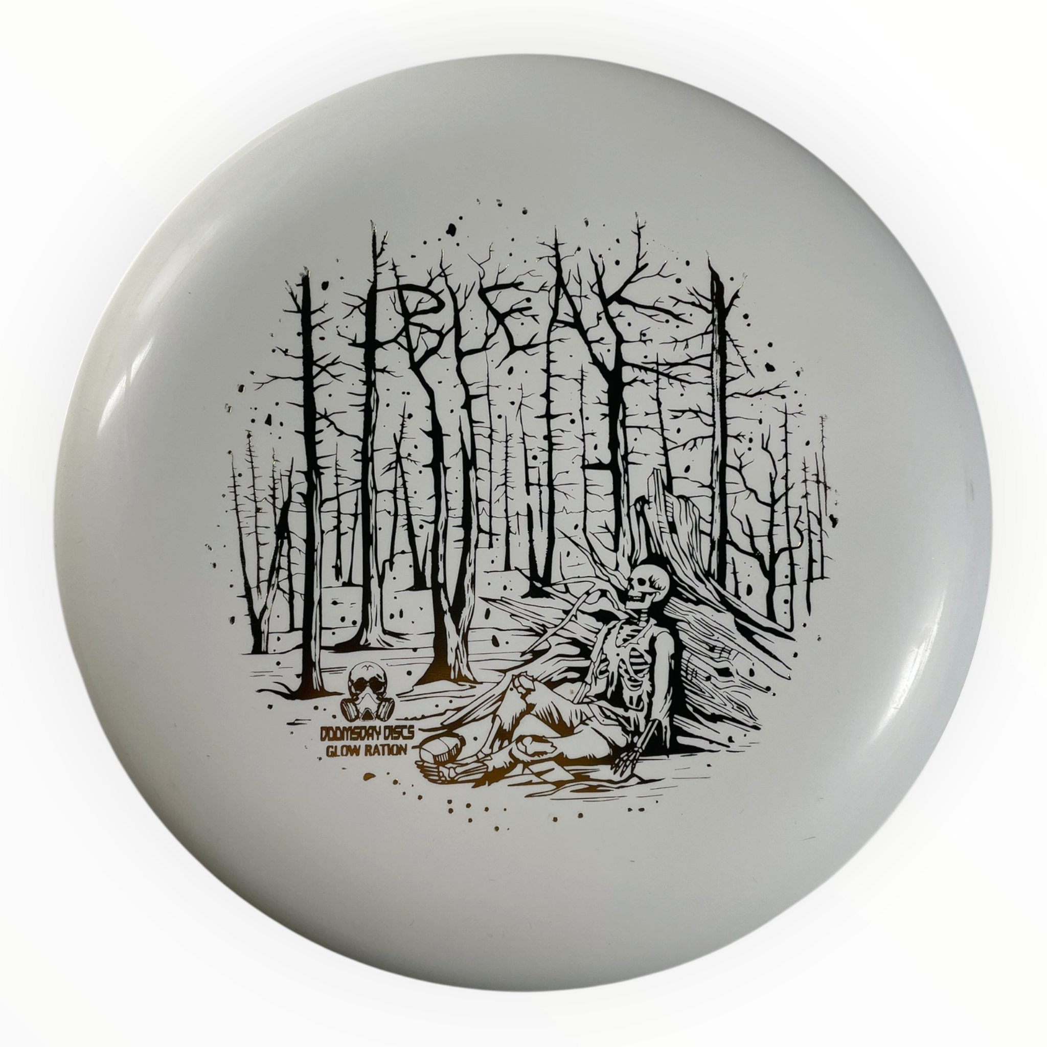 Doomsday Discs Bleak | Ration Glow | White/Gold 174g Disc Golf
