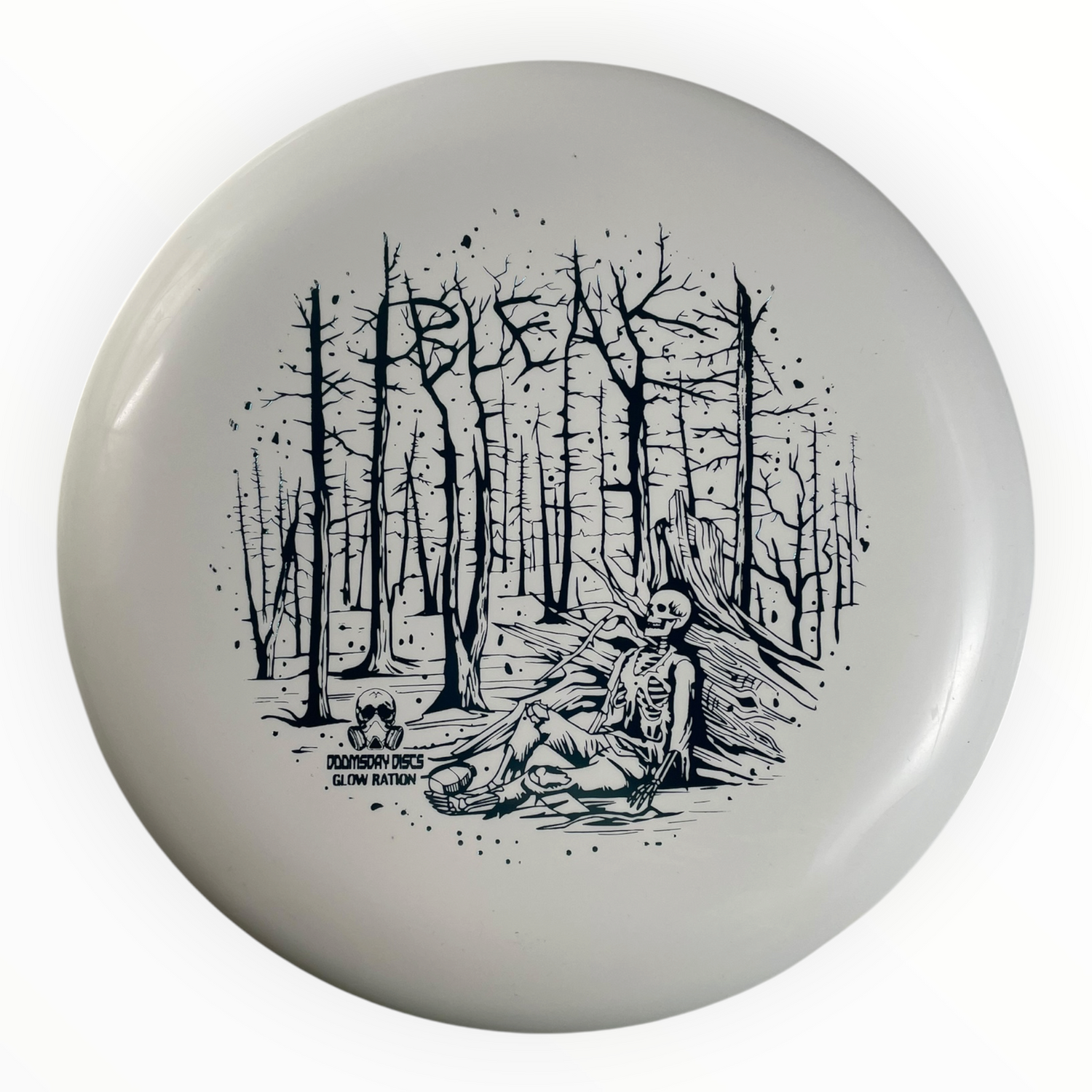 Doomsday Discs Bleak | Ration Glow | White/Light Blue 174g Disc Golf
