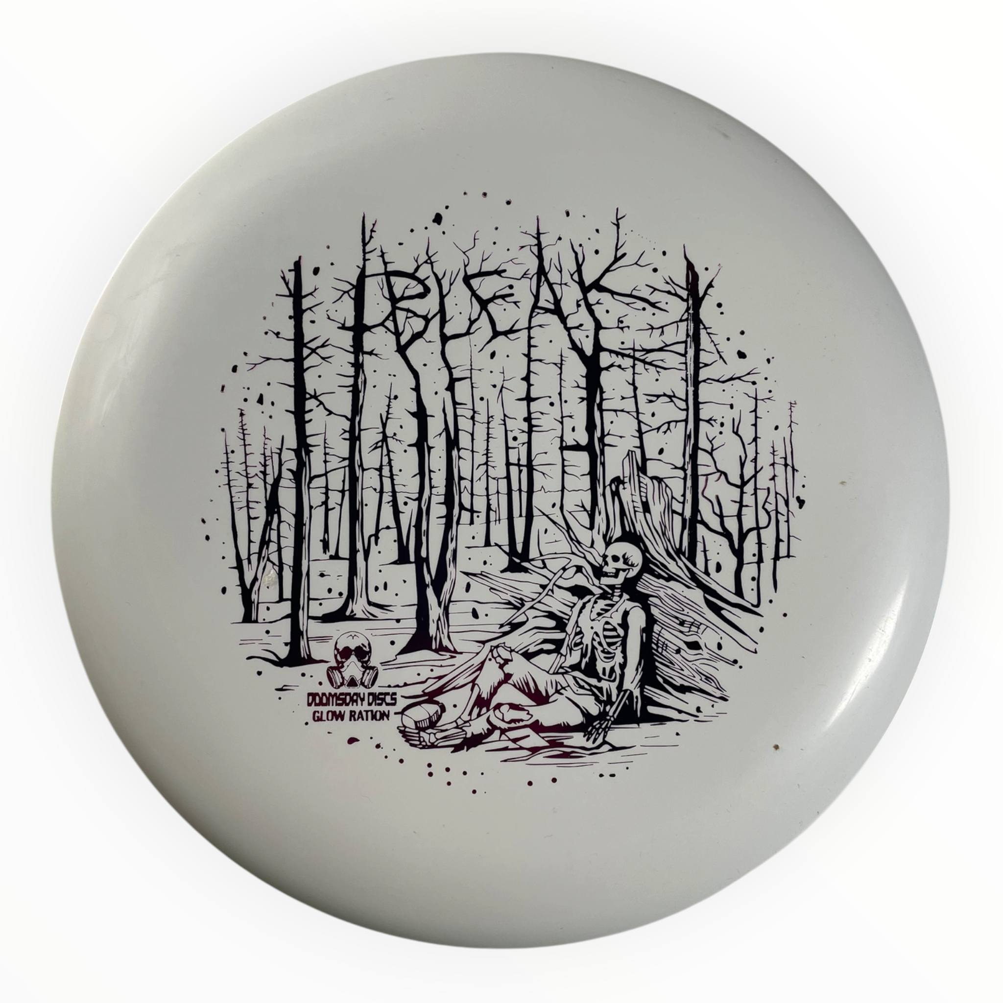 Doomsday Discs Bleak | Ration Glow | White/Pink 174g Disc Golf