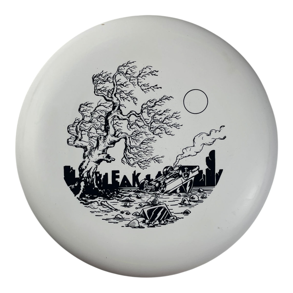 Doomsday Discs Bleak | Ration | White/Black 170g Disc Golf