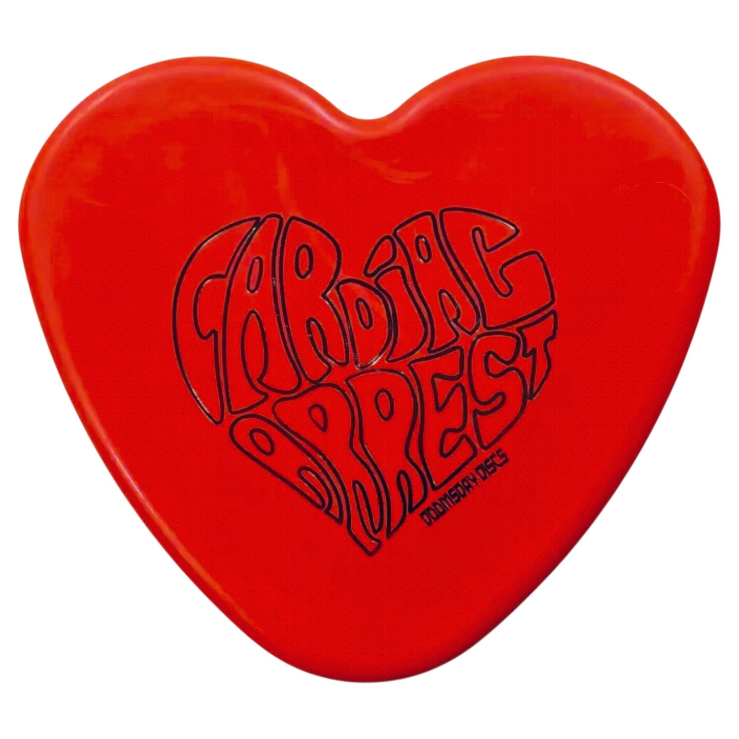 Doomsday Discs Cardiac Arrest | Ration | Red 177+g (First Heart-Shaped Disc) Disc Golf