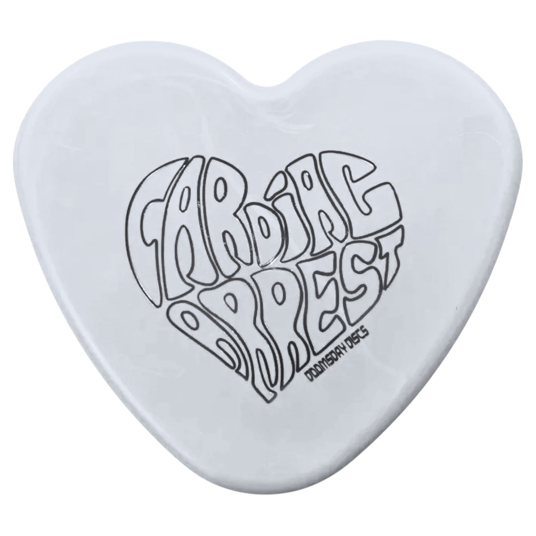 Doomsday Discs Cardiac Arrest | Ration | White 177+g (First Heart-Shaped Disc) Disc Golf