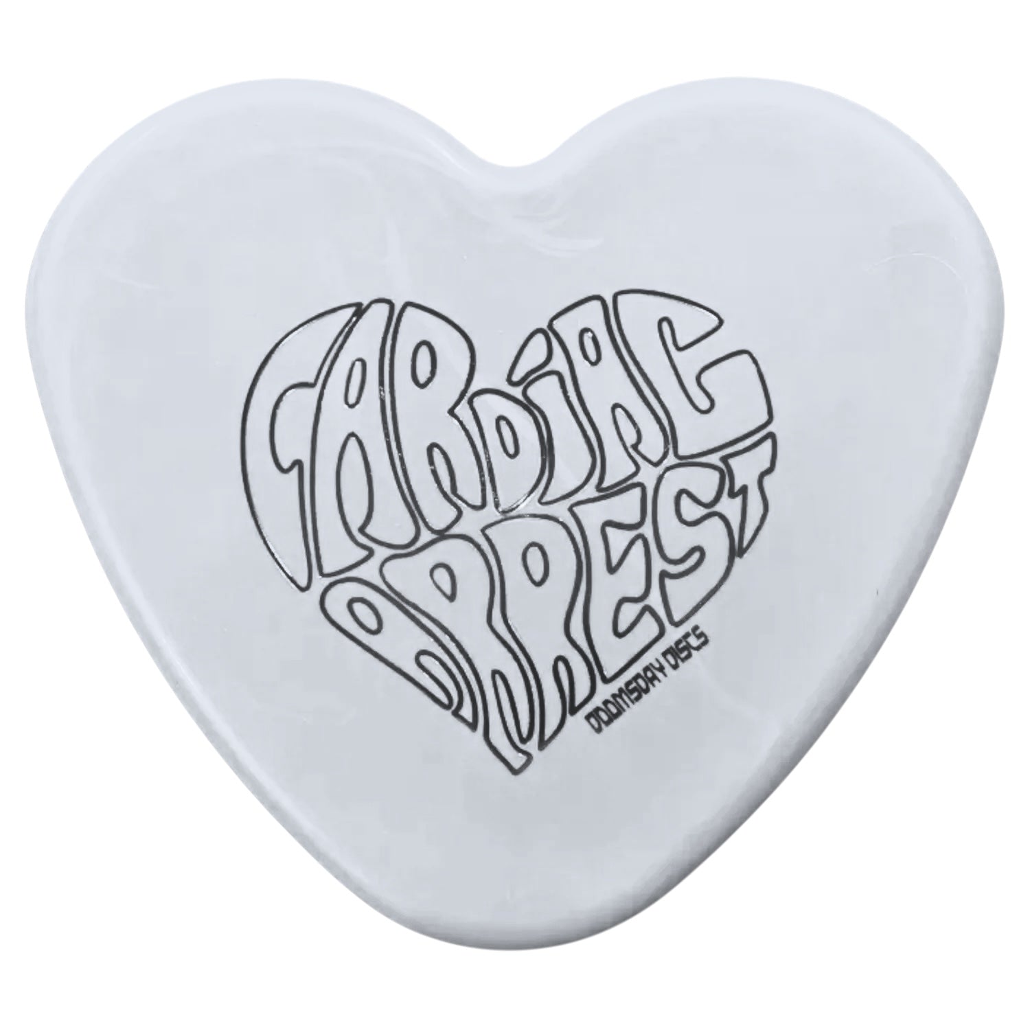 Doomsday Discs Cardiac Arrest | Ration | White 177+g (First Heart-Shaped Disc) Disc Golf
