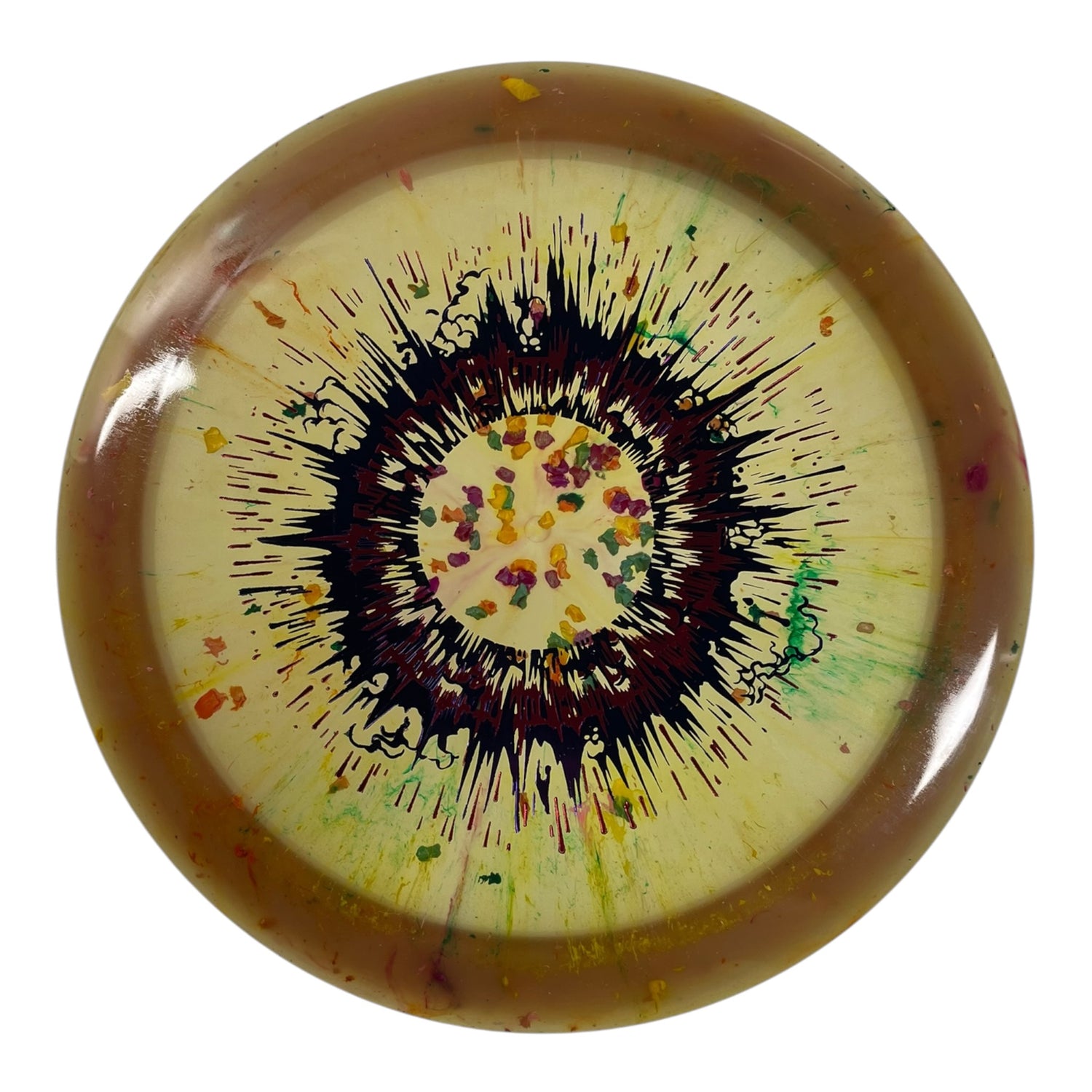 Doomsday Discs Cataclysm | Isolation Glow | Multi/Purple 176-177g (Infected Explosion) Disc Golf