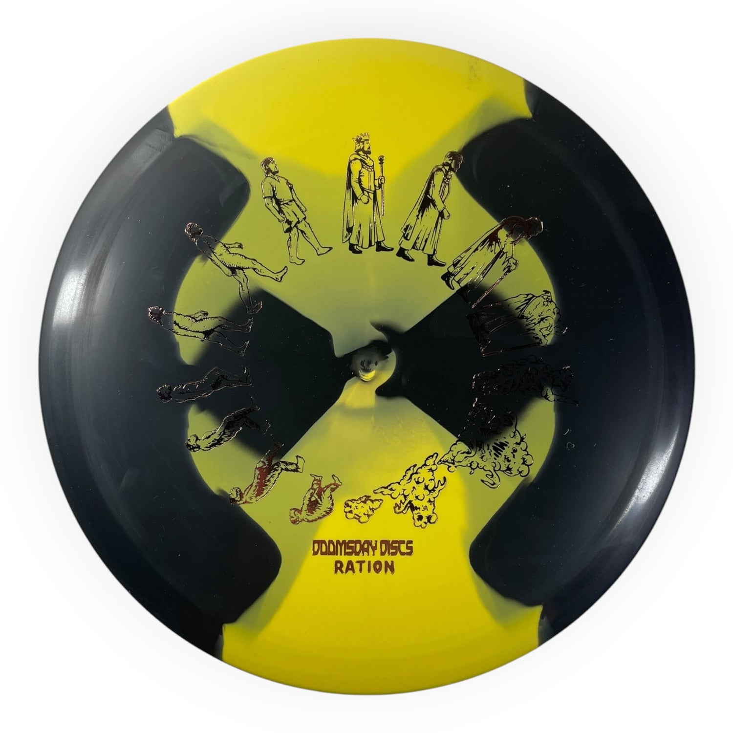Doomsday Discs Chemtrail | Ration | Yellow/Bronze 173g Disc Golf
