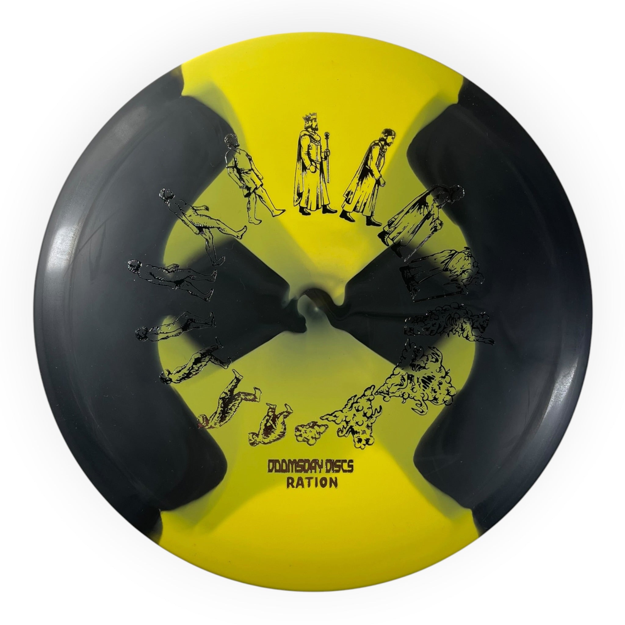 Doomsday Discs Chemtrail | Ration | Yellow/Chrome 173g Disc Golf