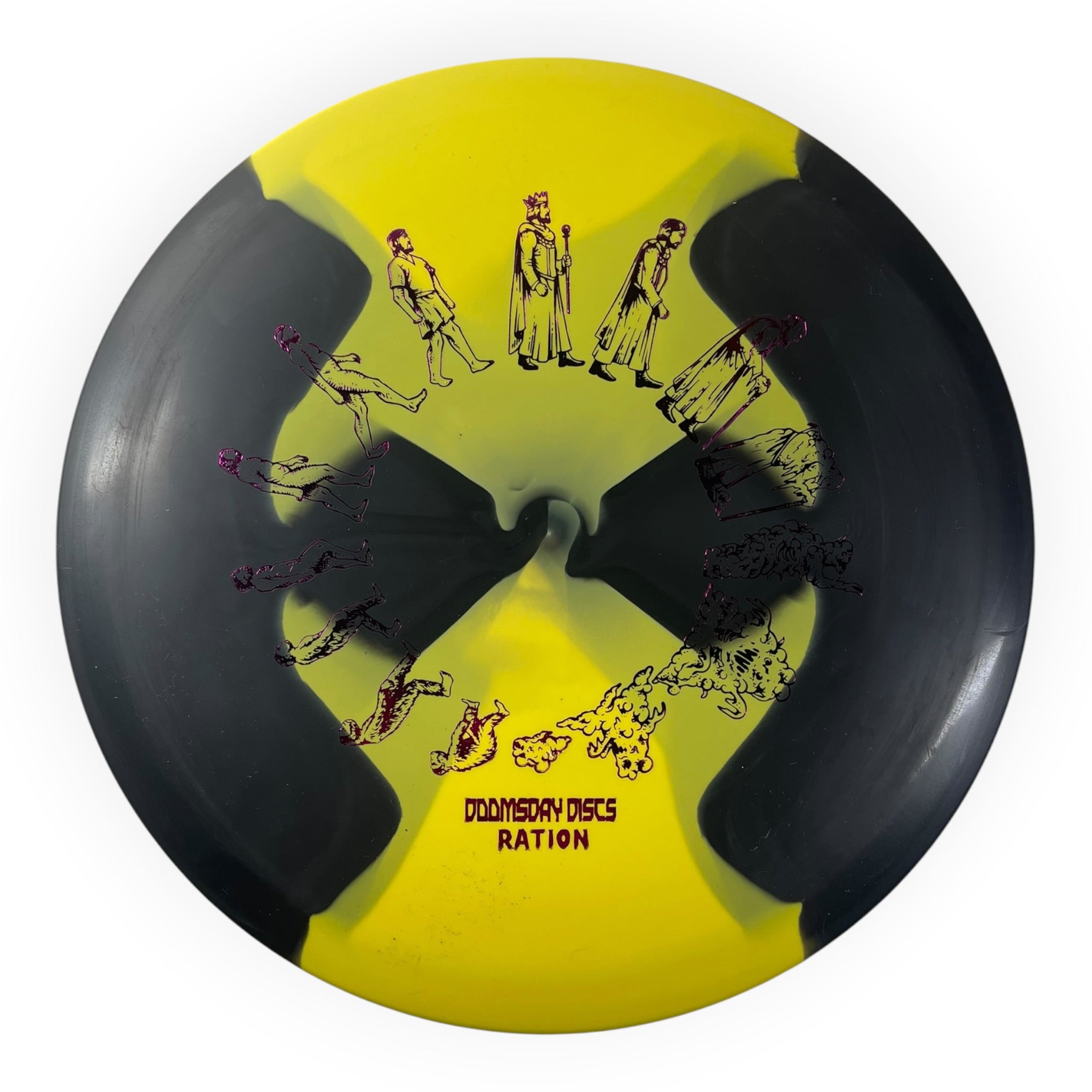 Doomsday Discs Chemtrail | Ration | Yellow/Pink 173g Disc Golf