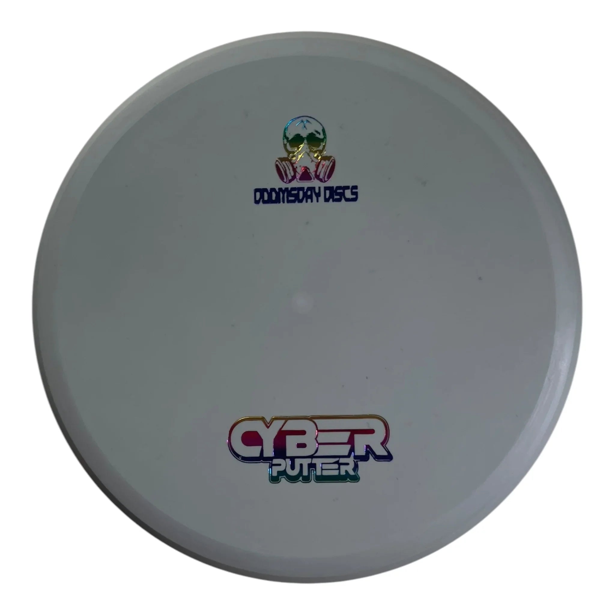 Doomsday Discs Cyber Putter | Ration | Grey/Rainbow 174g Disc Golf