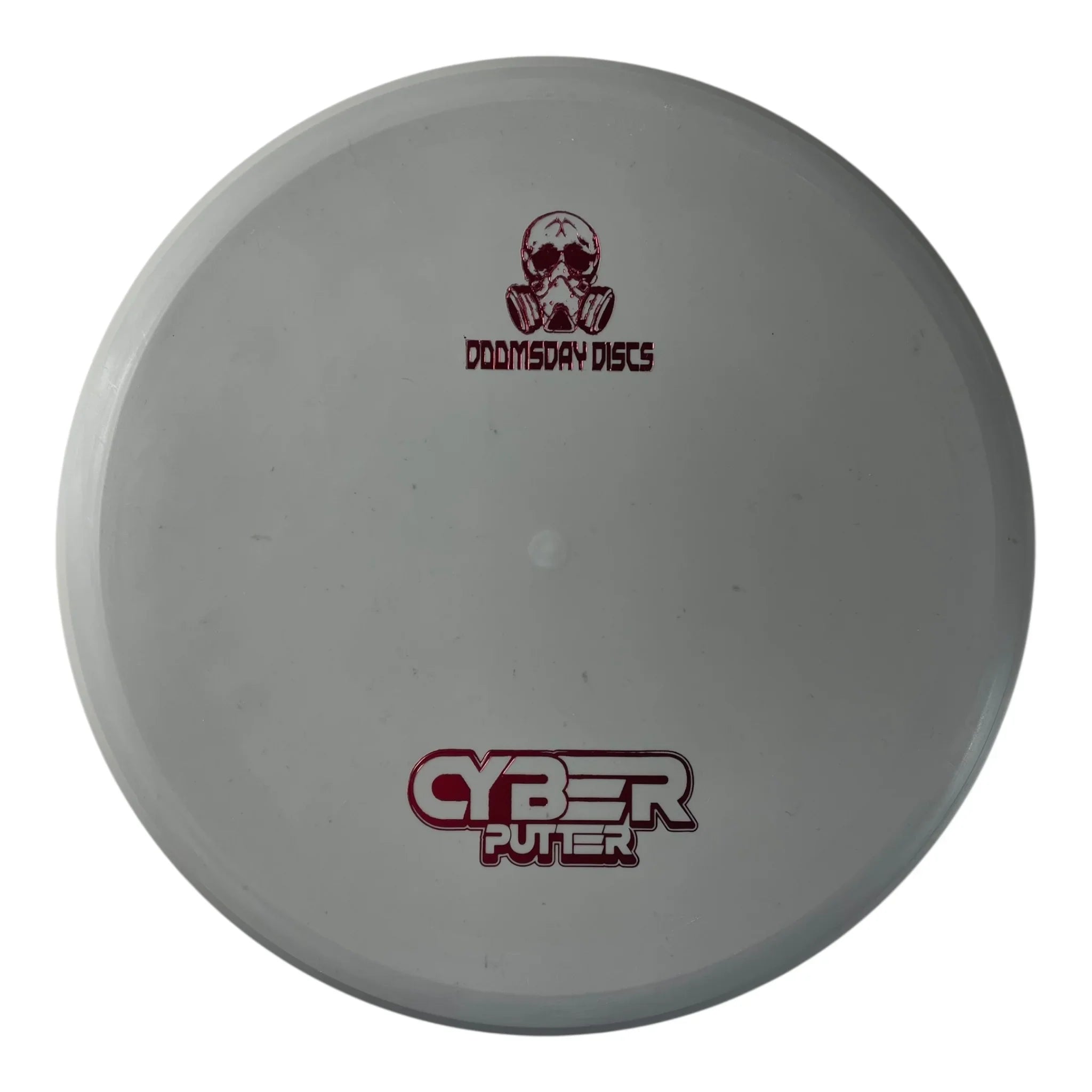 Doomsday Discs Cyber Putter | Ration | Grey/Red 173g Disc Golf