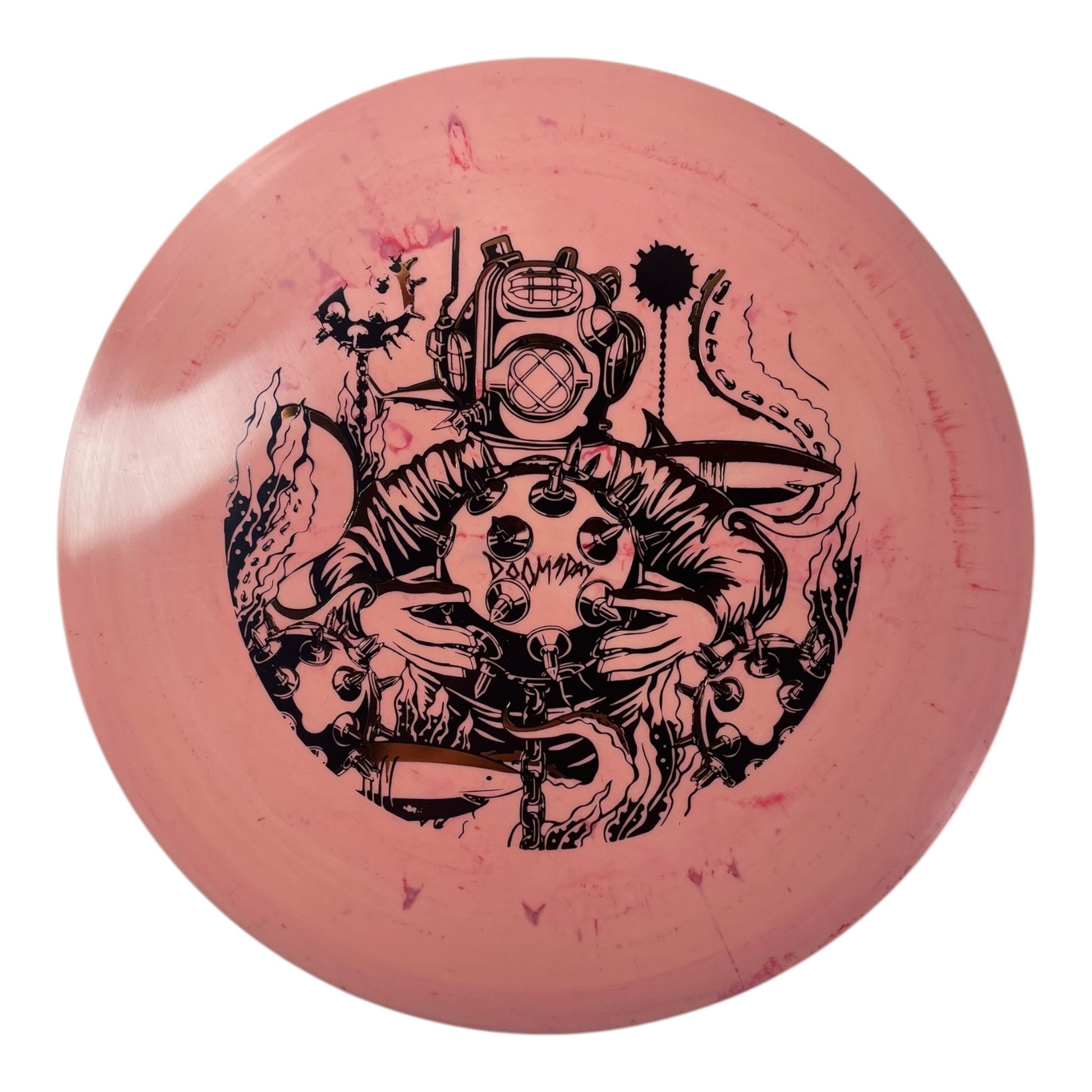 Doomsday Discs Depth Charge | Collapse | Pink/Bronze 177g Disc Golf