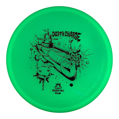 Doomsday Discs Depth Charge | Isolation Glow | Glow/Maroon 180g Disc Golf
