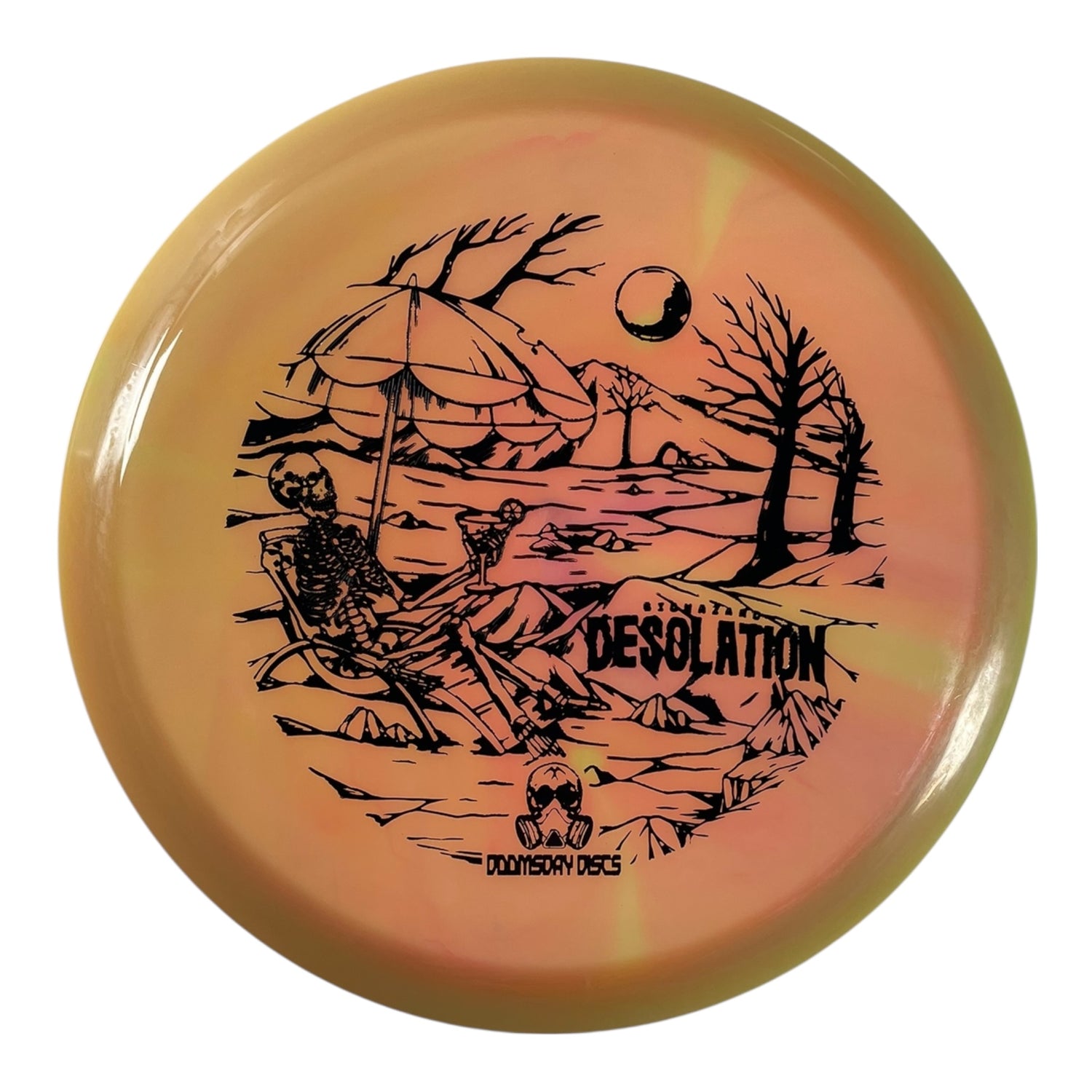 Doomsday Discs Desolation | Biohazard | Yellow/Black 174g Disc Golf