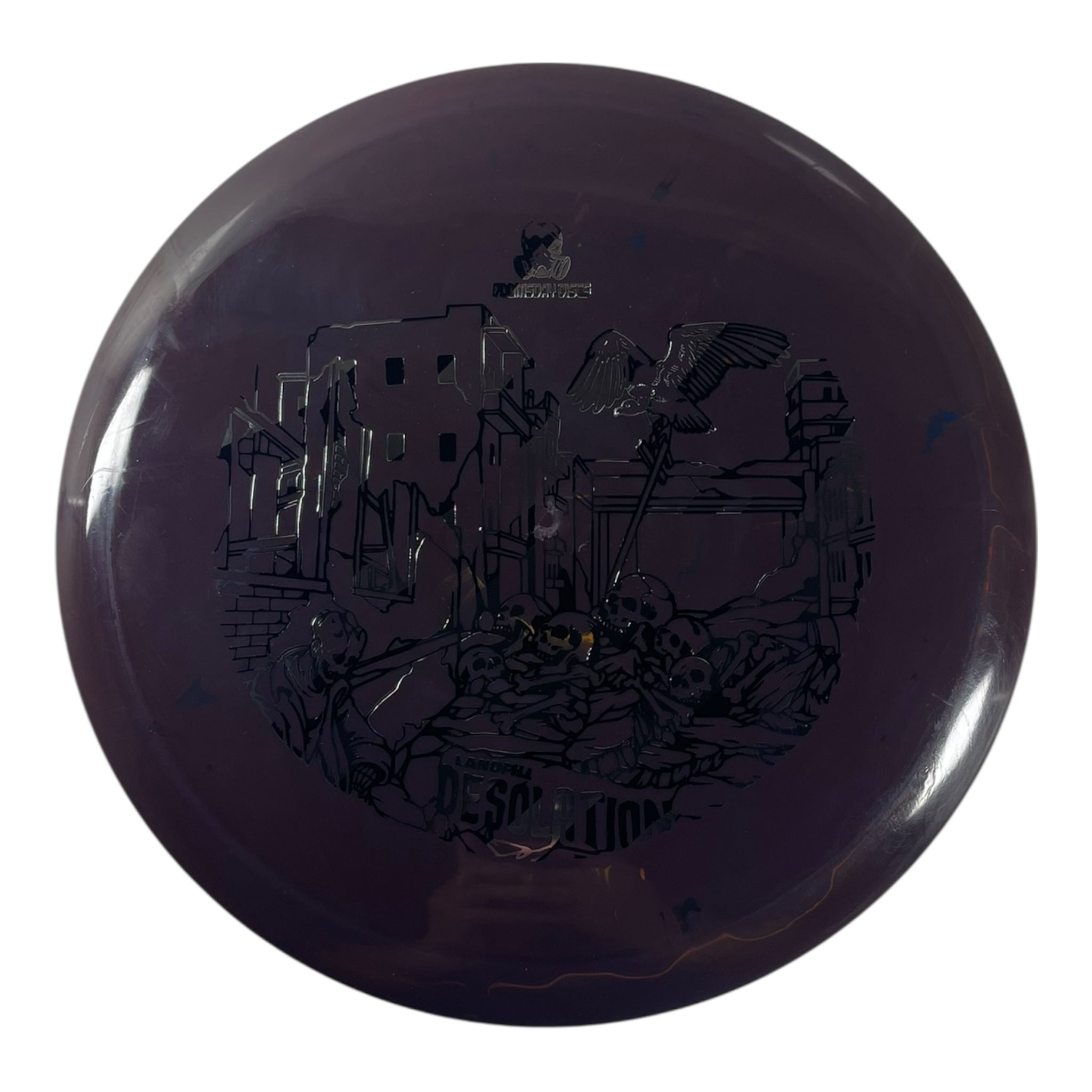 Doomsday Discs Desolation | Landfill | Purple/Silver 175g Disc Golf