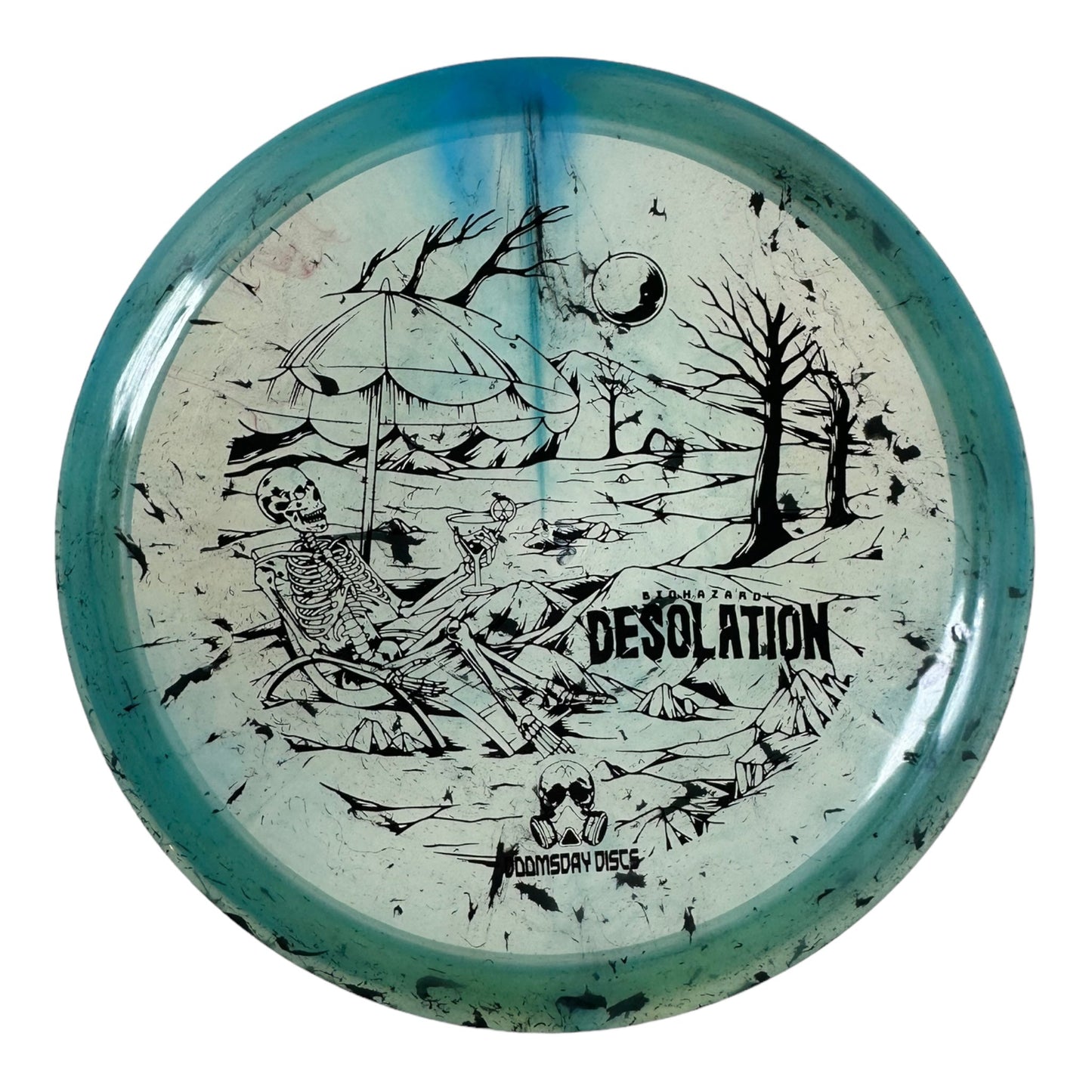 Doomsday Discs Desolation | Toxic Waste | Blue/Black 176g Disc Golf