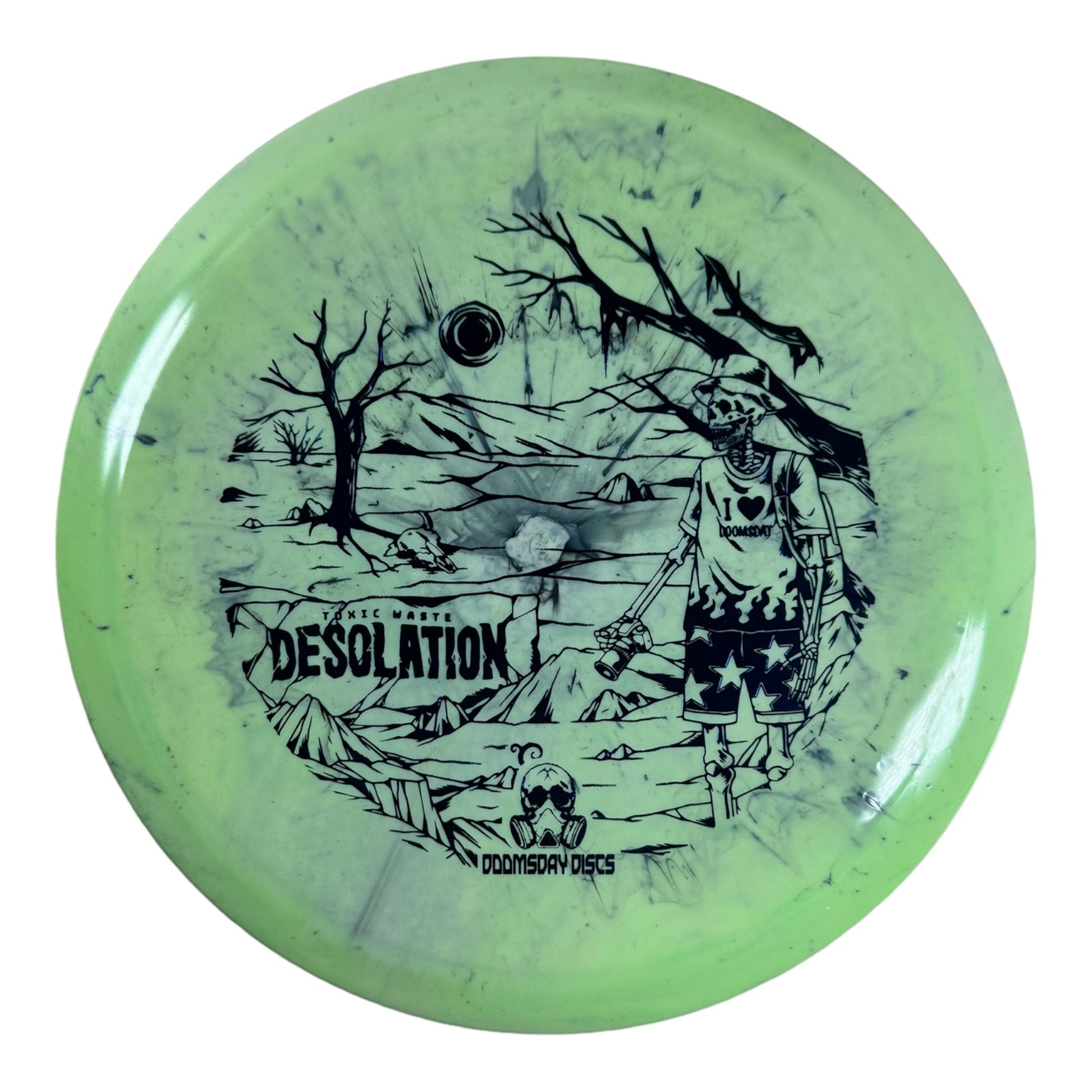 Doomsday Discs Desolation | Toxic Waste | Green/Blue 176g Disc Golf