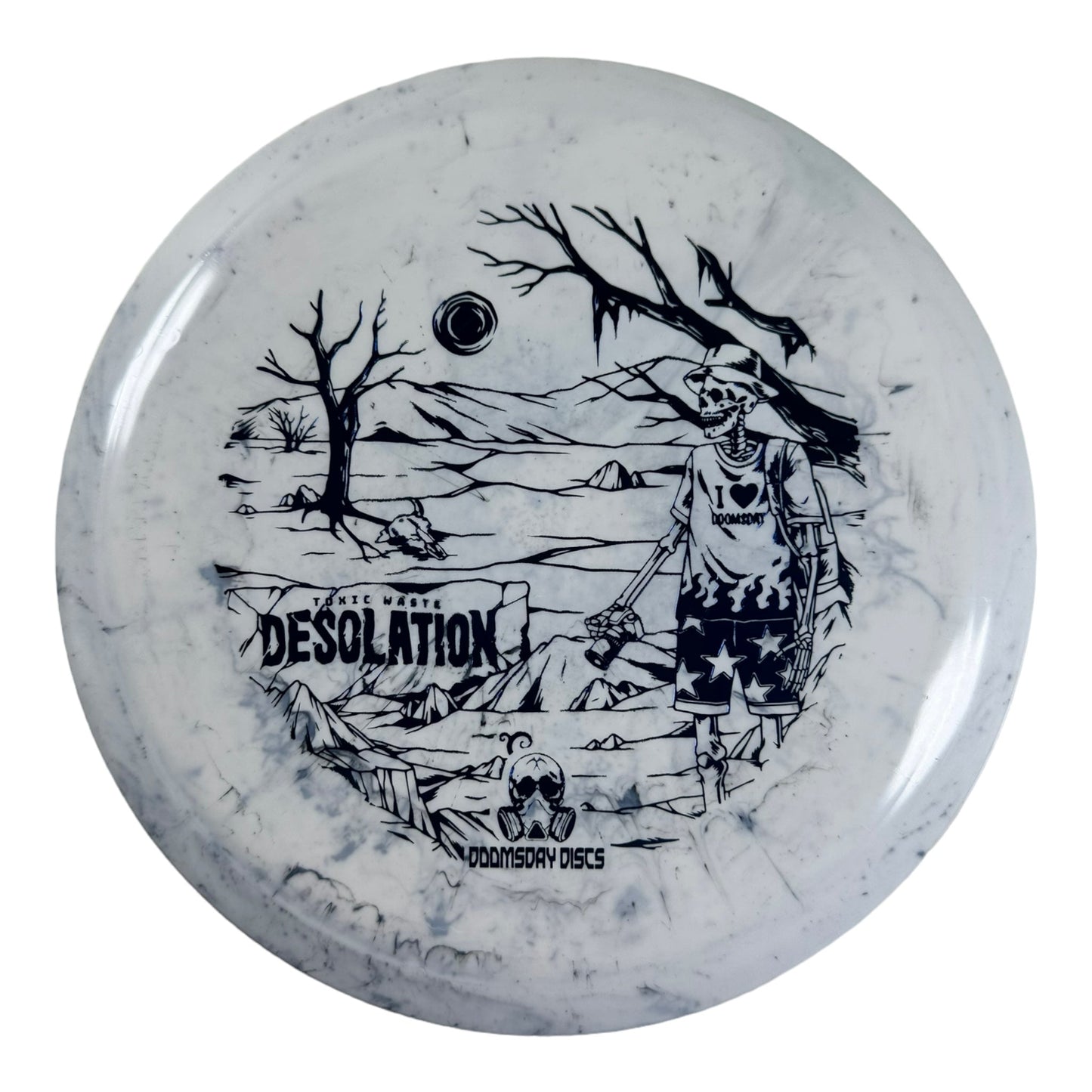 Doomsday Discs Desolation | Toxic Waste | Grey/Blue 171 - 172g Disc Golf