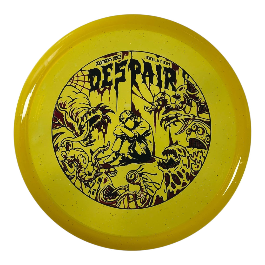 Doomsday Discs Despair | Isolation | Yellow/Red 173g Disc Golf