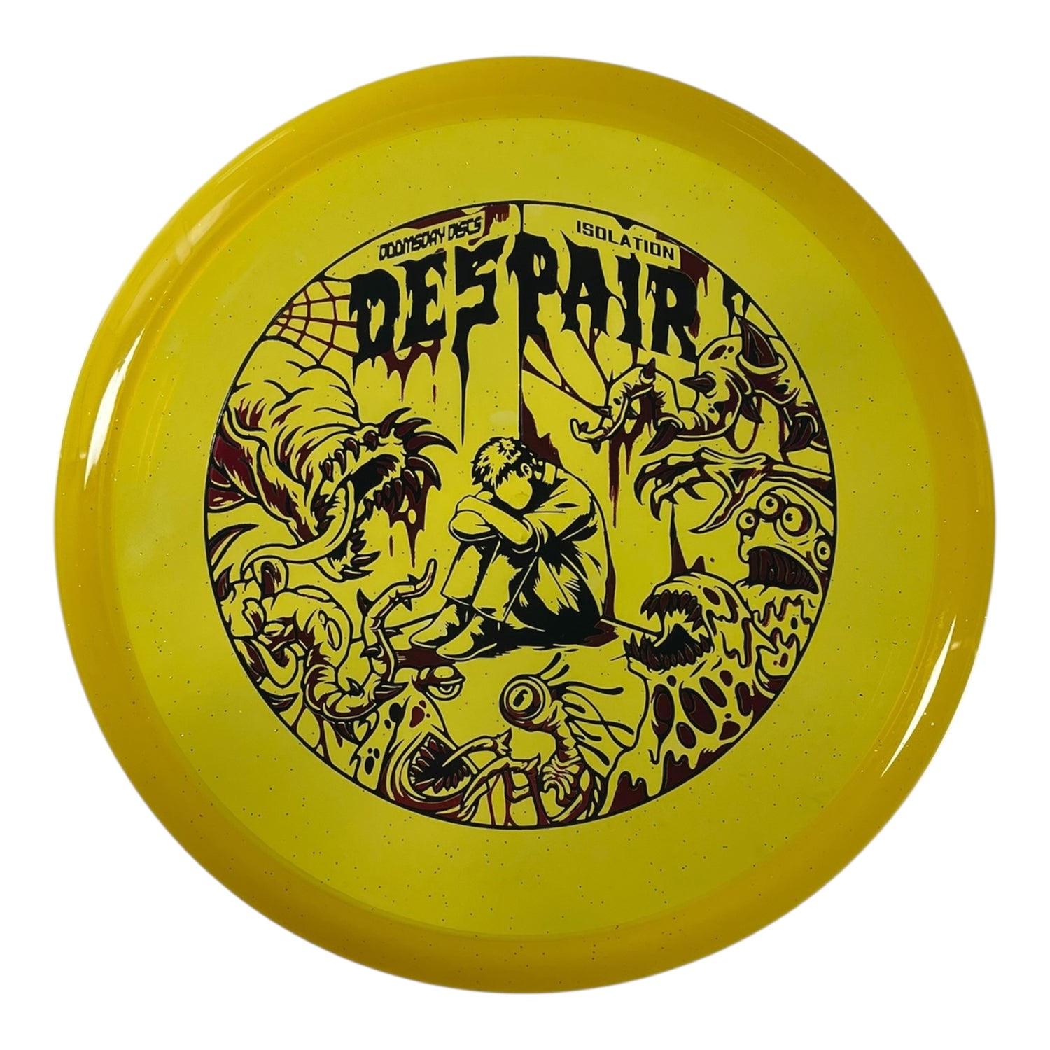 Doomsday Discs Despair | Isolation | Yellow/Red 173g Disc Golf