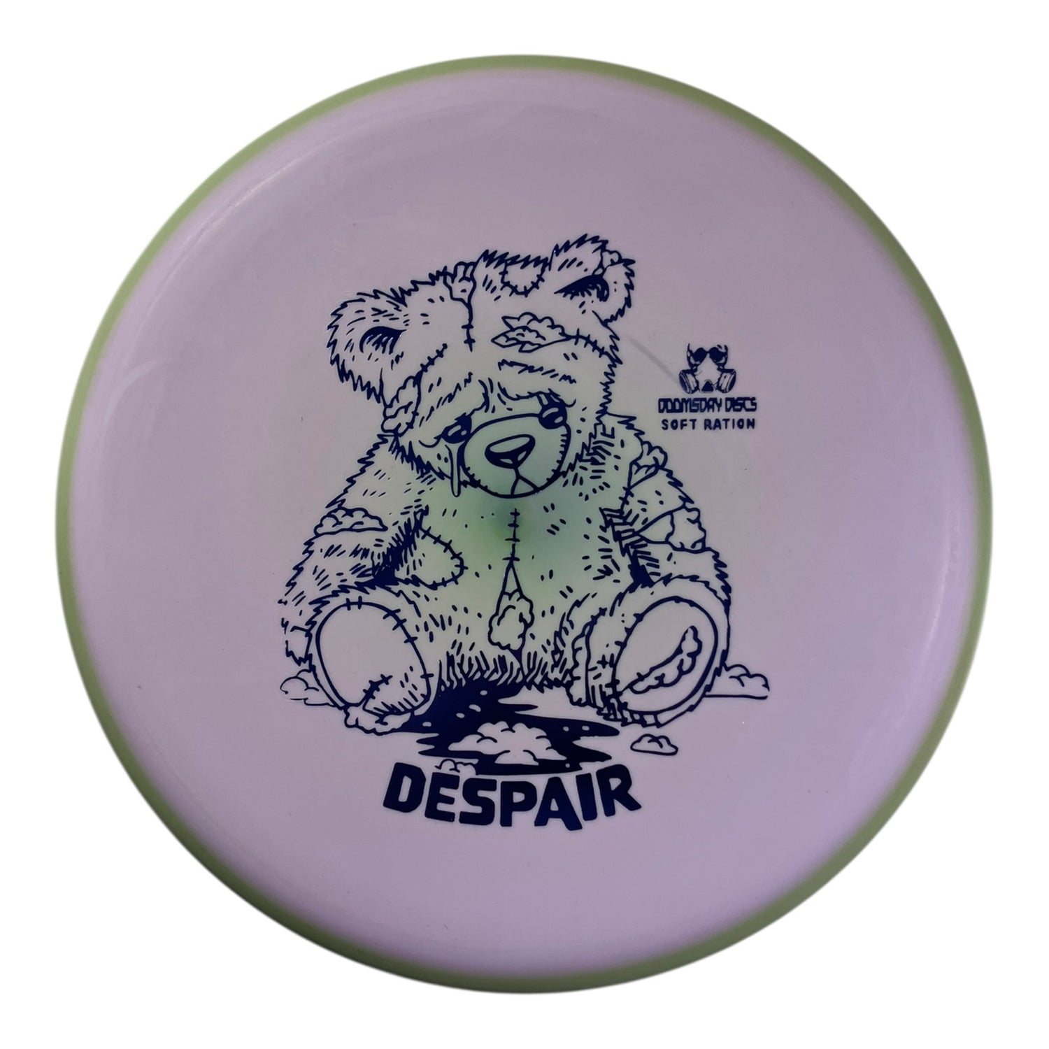 Doomsday Discs Despair | Soft Ration | Purple/Green 176g Disc Golf