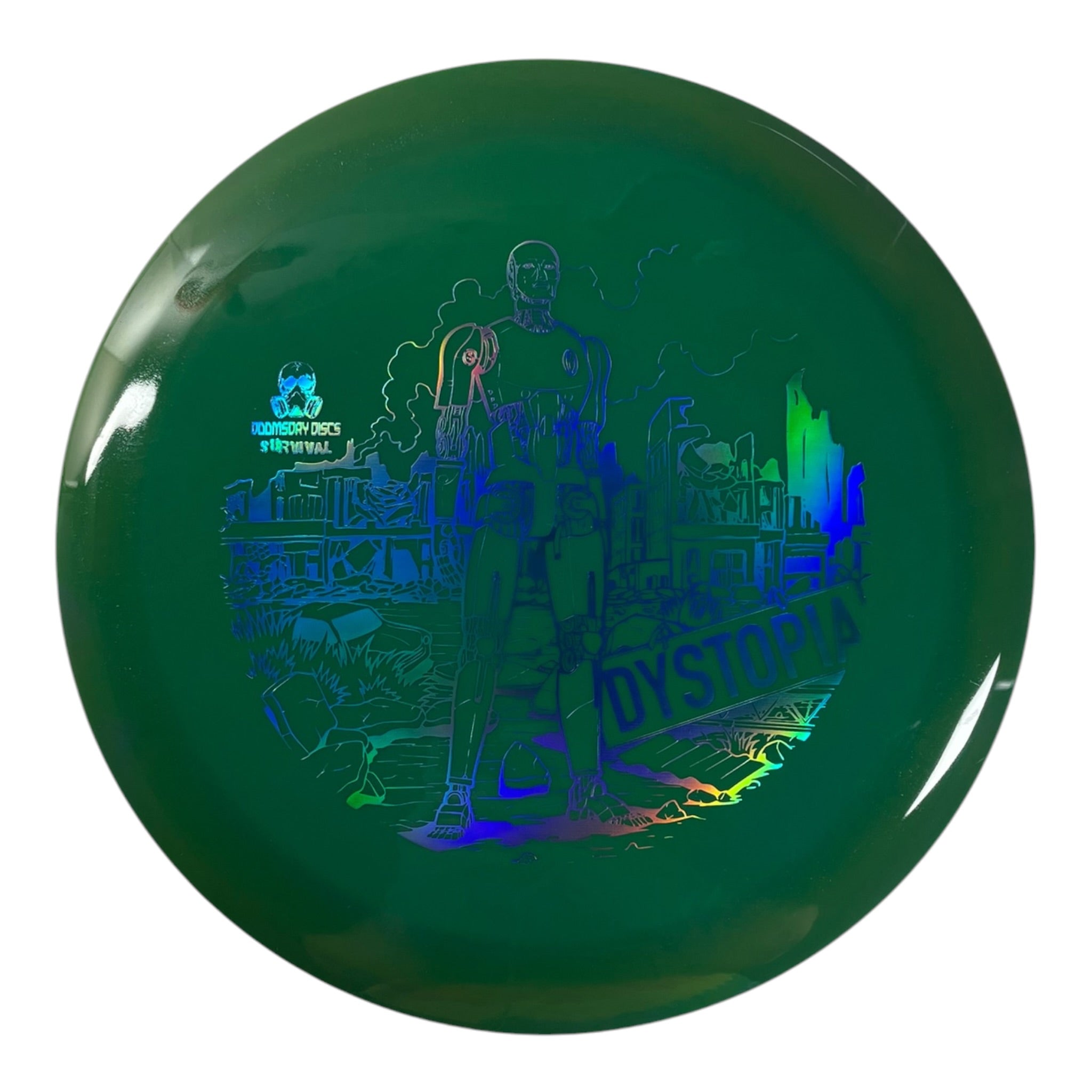 Doomsday Discs Dystopia | Survival | Green/Blue Holo 174g Disc Golf