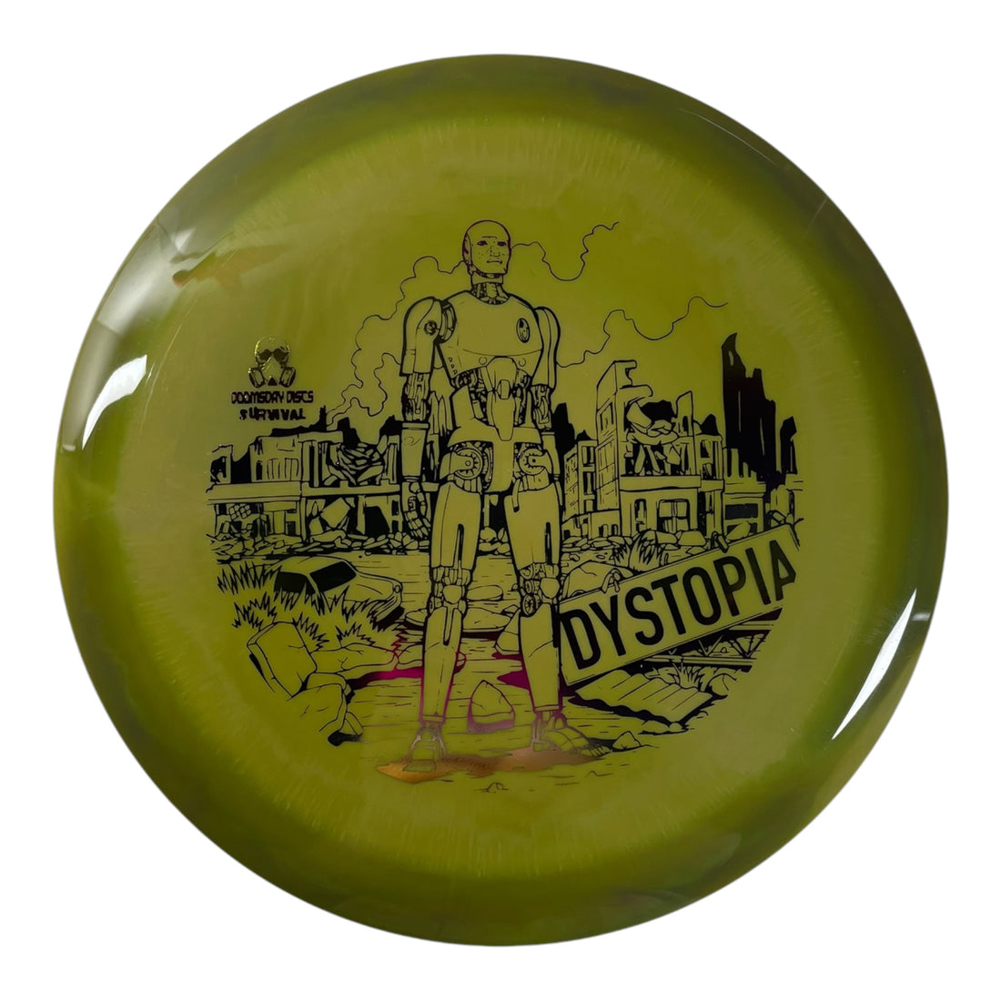 Doomsday Discs Dystopia | Survival | Green/Sunset 175g Disc Golf