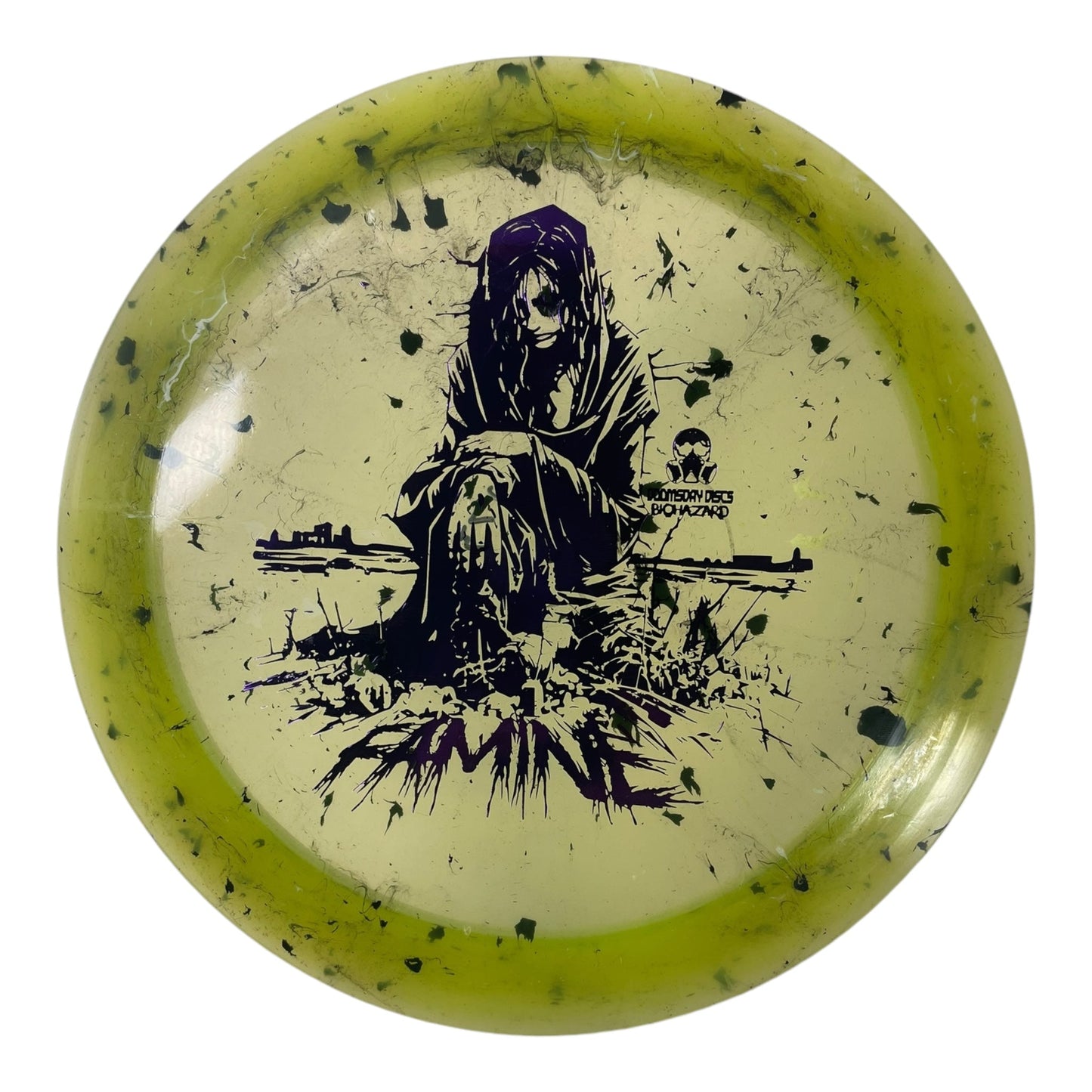 Doomsday Discs Famine | Biohazard | Yellow/Purple 173g Disc Golf