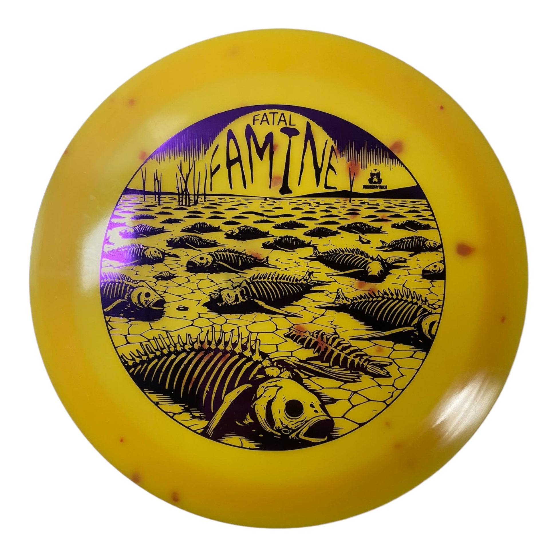 Doomsday Discs Famine | Fatal | Yellow/Purple 172g Disc Golf