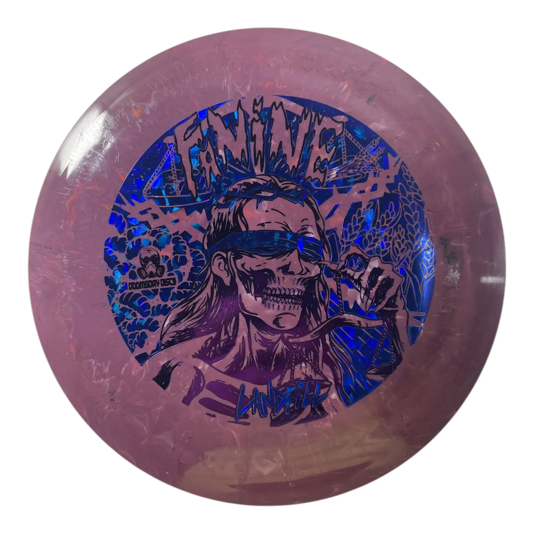 Doomsday Discs Famine | Landfill | Purple/Blue 170-174g Disc Golf