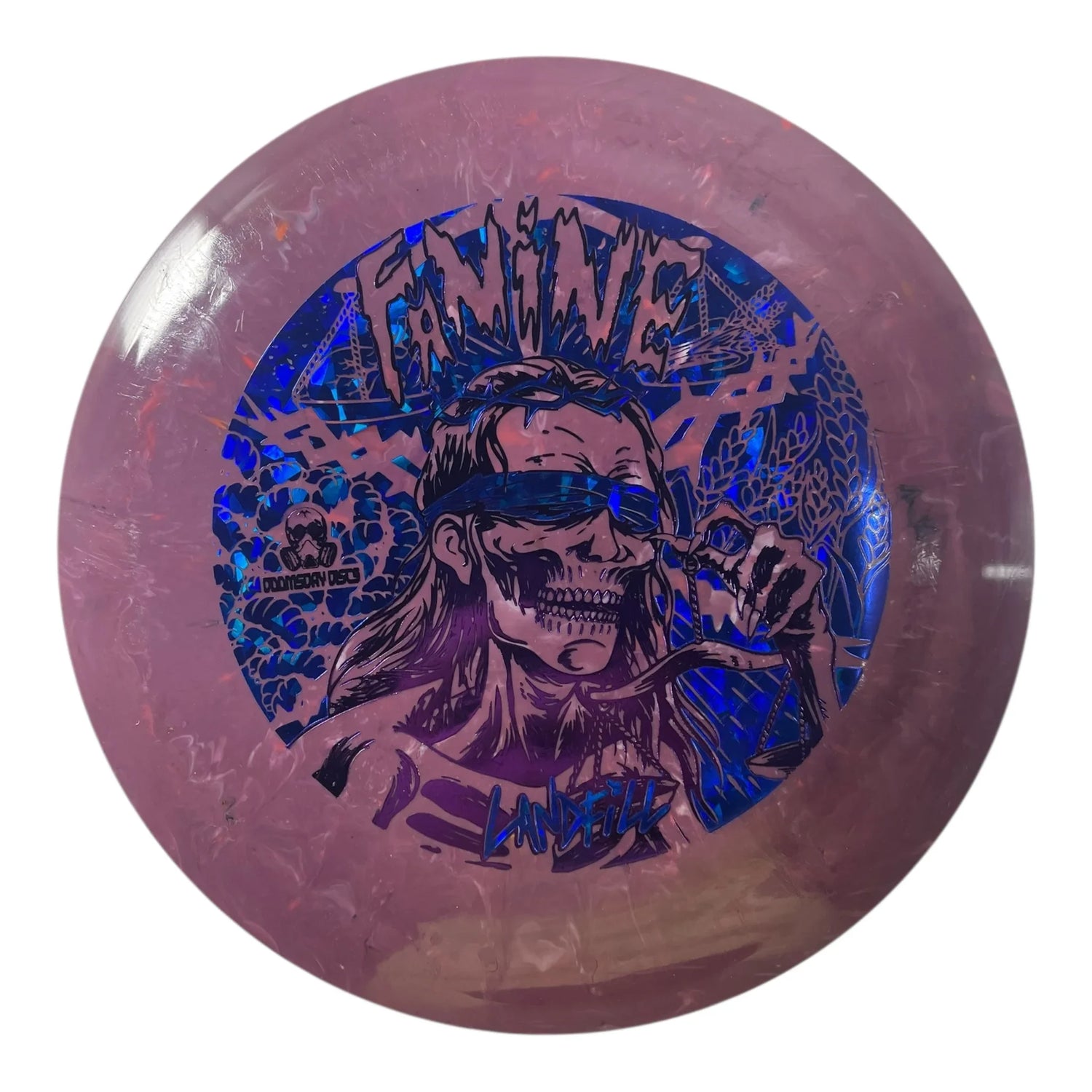 Doomsday Discs Famine | Landfill | Purple/Blue 170-174g Disc Golf