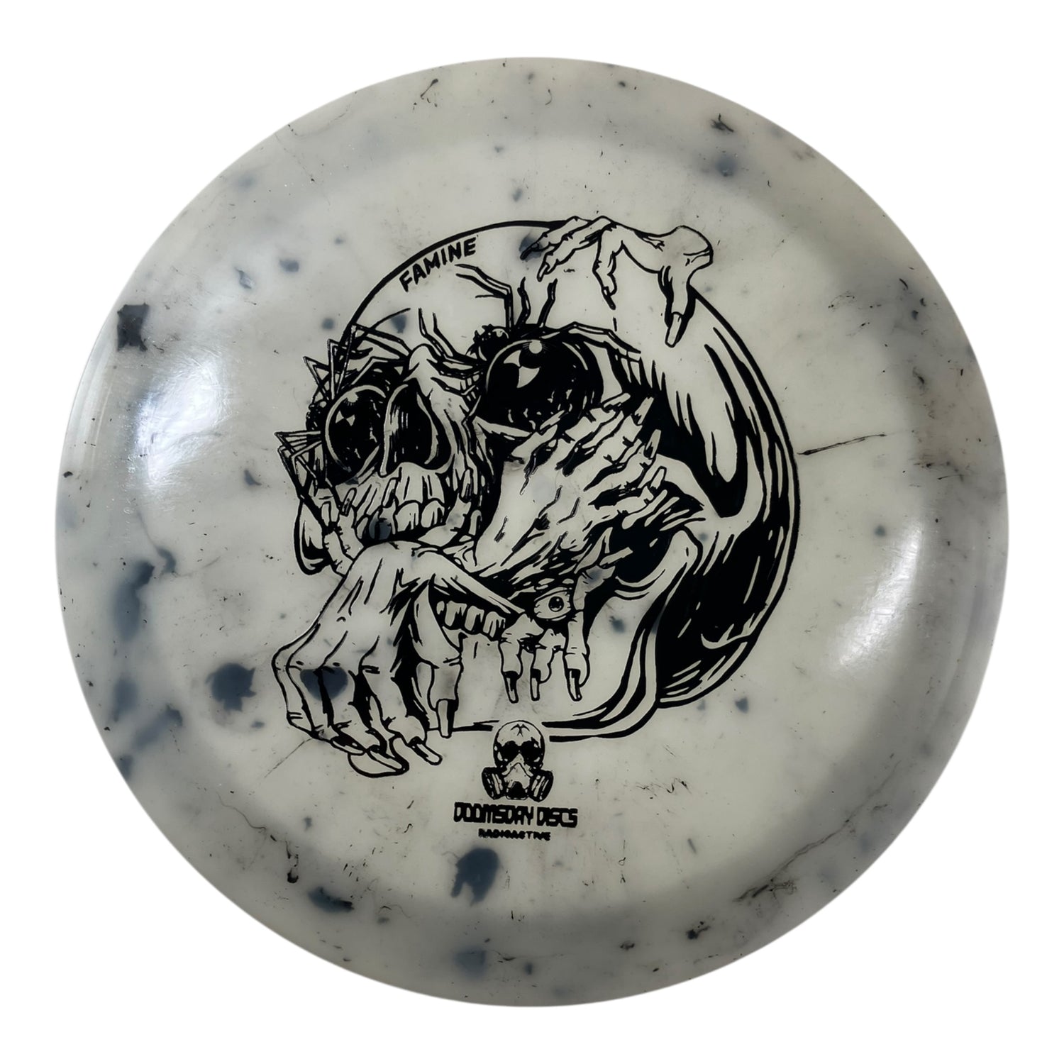 Doomsday Discs Famine | Radioactive Waste | Glow/Black 173g Disc Golf